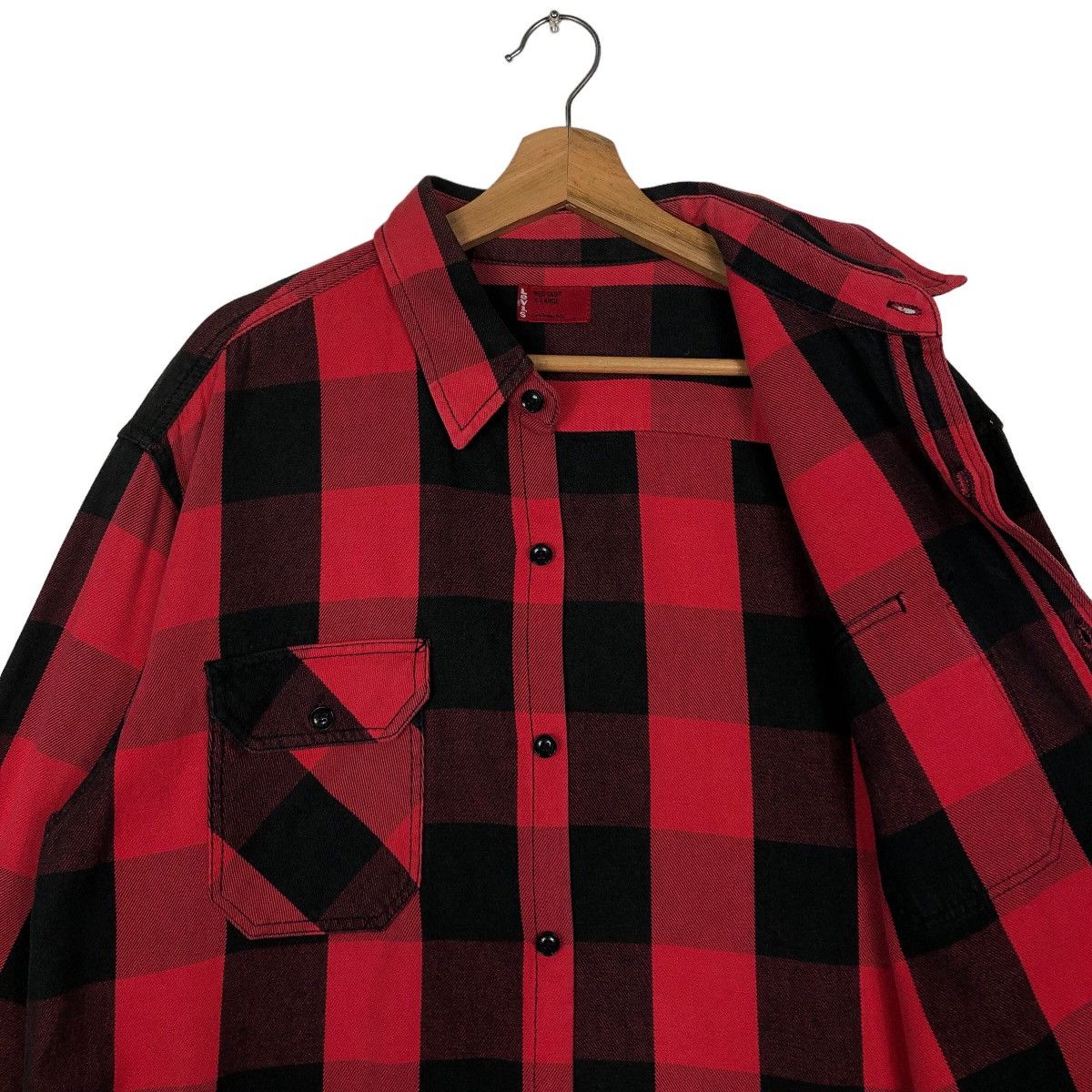 Levi's 🔥Vintage Levi’s Flannel Jacket Tartan Design Punk Style Size US XL / EU 56 / 4 - 10 Thumbnail
