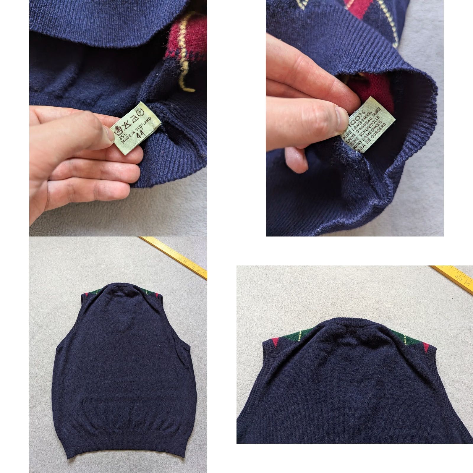 Vintage The Scotch Houses Lambswool Vest Mens Blue 44 Scotch Houses Vest Mens 44 Blue Lambswool Vest Size US S / EU 44-46 / 1 - 9 Thumbnail