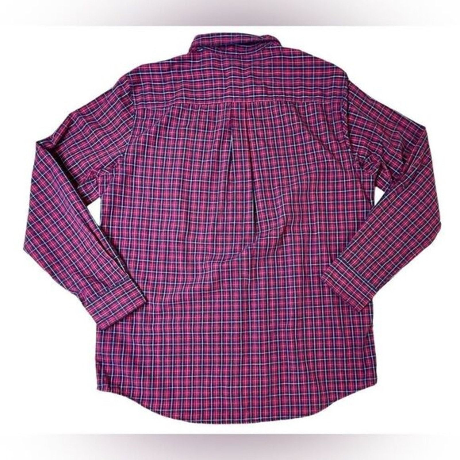 Chaps Chaps Easy Care Button Down Red Plaid Shirt LARGE NWOT Size US L / EU 52-54 / 3 - 10 Thumbnail
