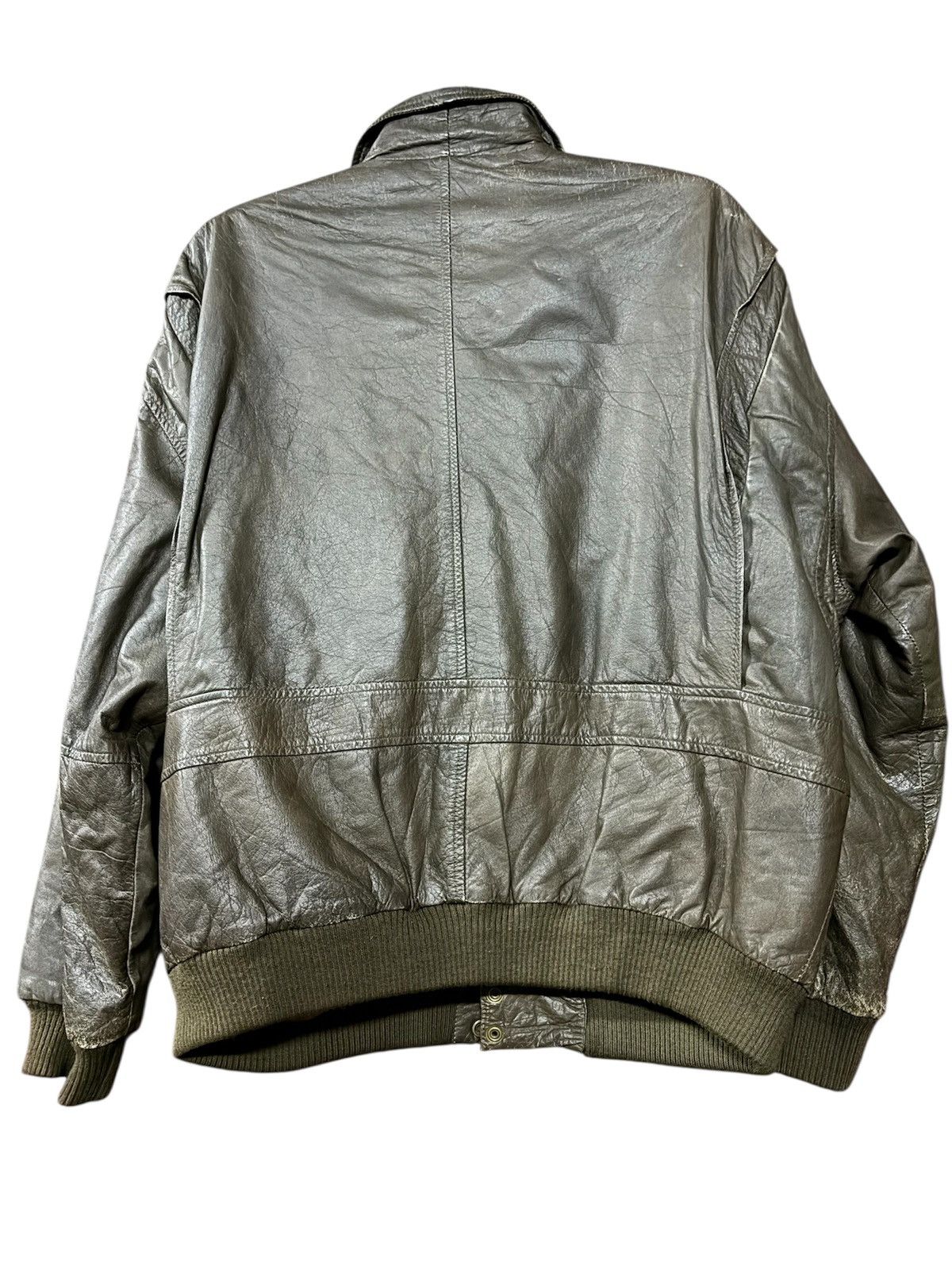 Robinson Les Bains Vintage Robinson aviator leather jacket Size US L / EU 52-54 / 3 - 2 Thumbnail