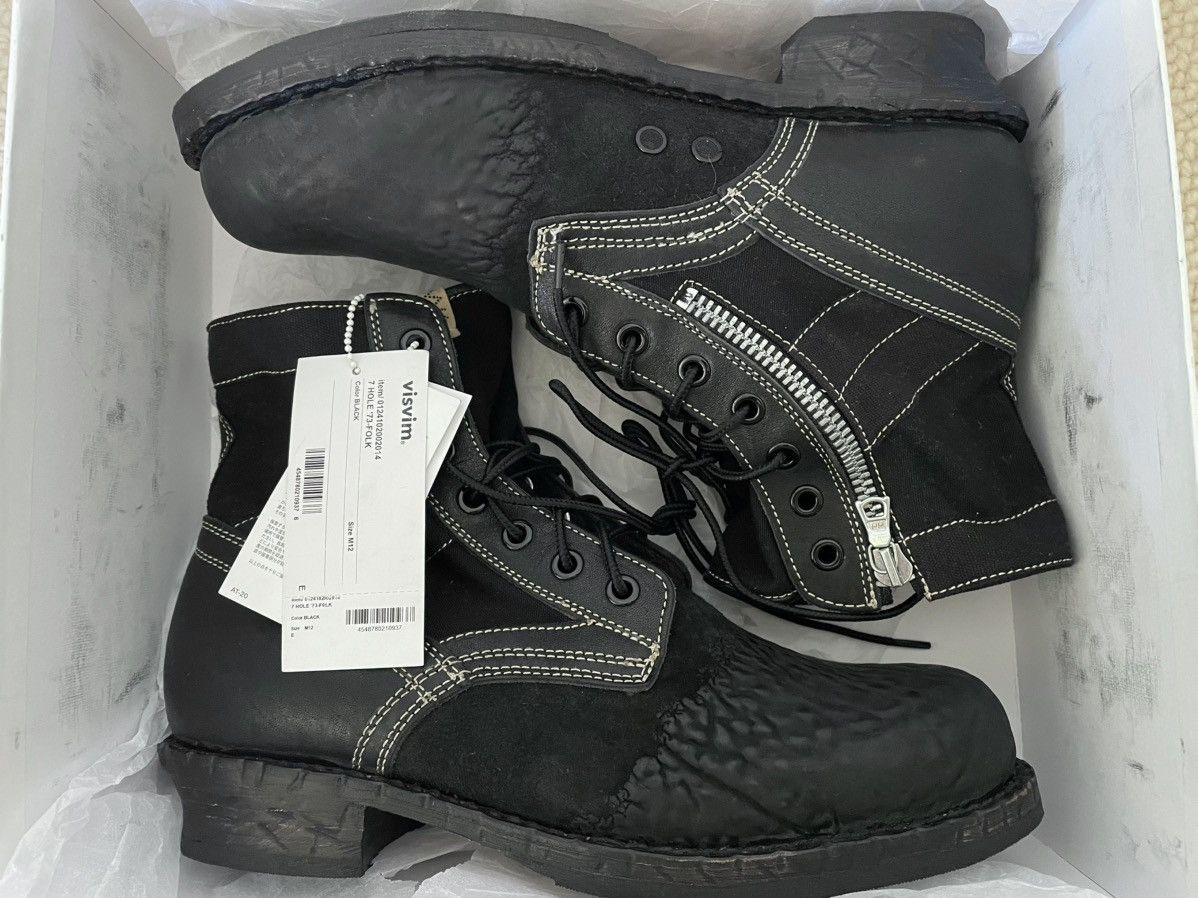 Visvim Visvim 7 holes ‘73 boots black - 12 Size US 12 / EU 45 - 5 Thumbnail