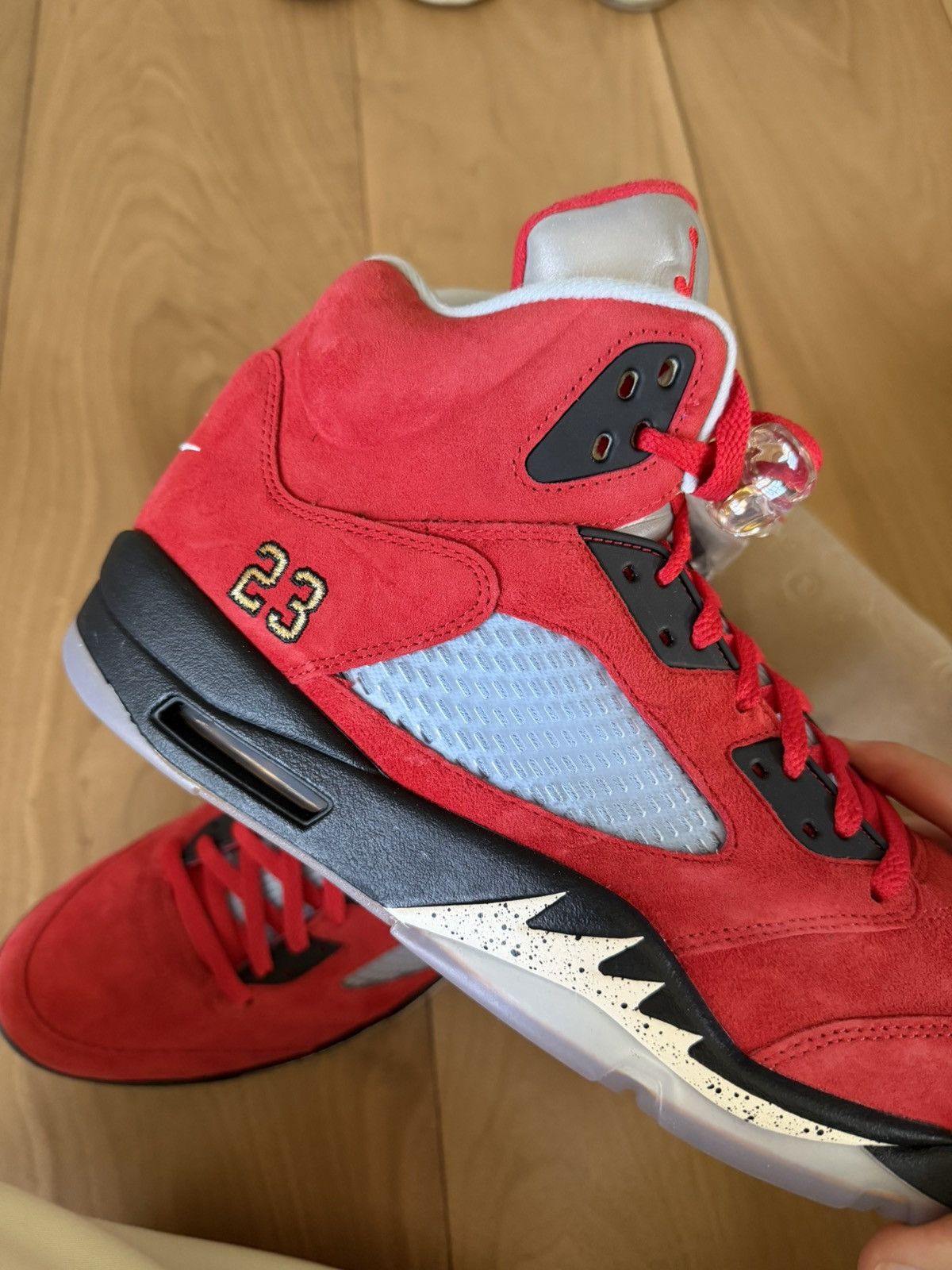 Jordan Brand Air Jordan 5 x Trophy Room Retro University Red F&F Size US 14 / EU 47 - 8 Thumbnail