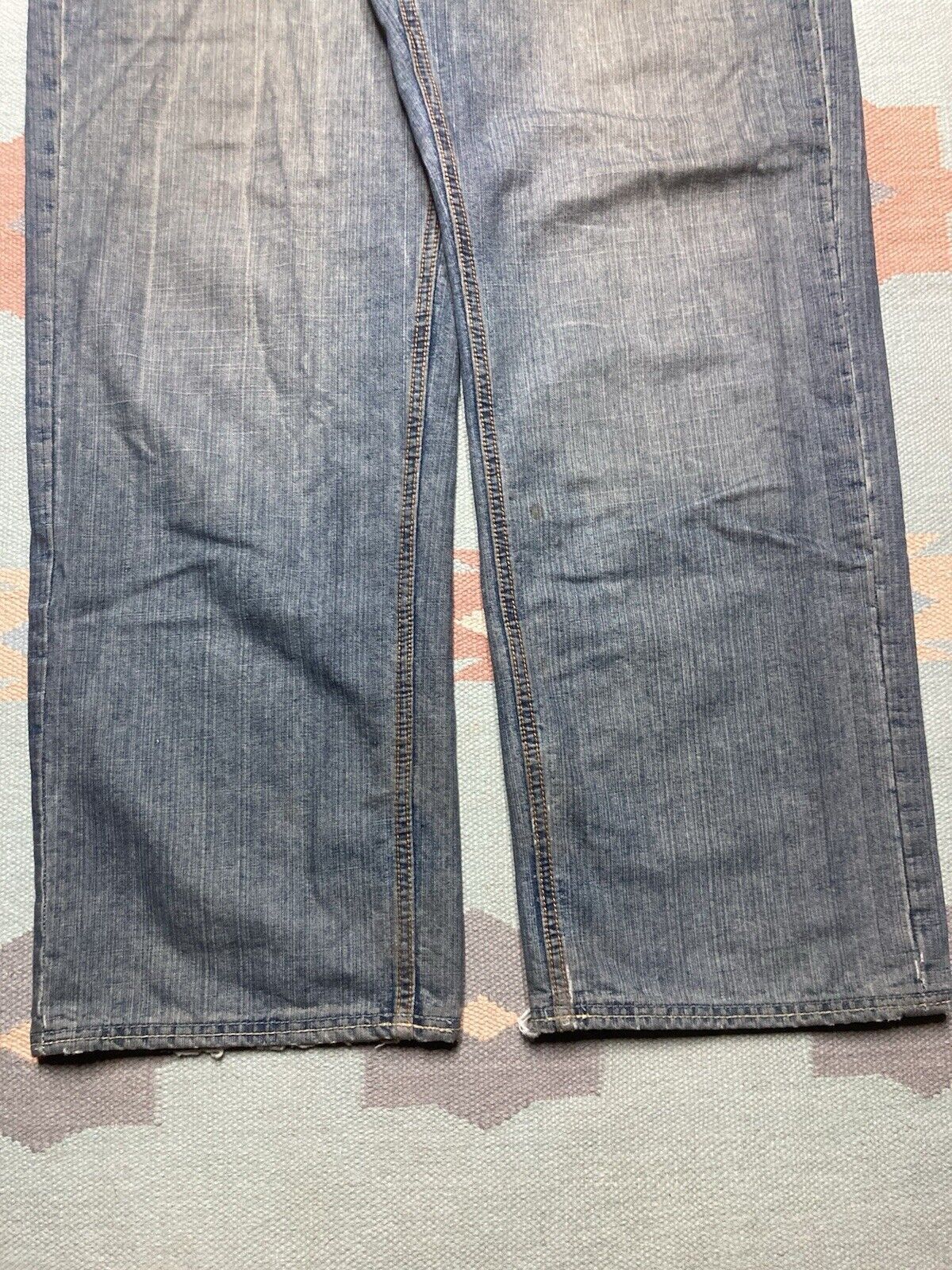Rocawear × Vintage Vtg y2k baggy jeans rocawear wide skater embroidered 38x33 Size US 38 / EU 54 - 5 Thumbnail