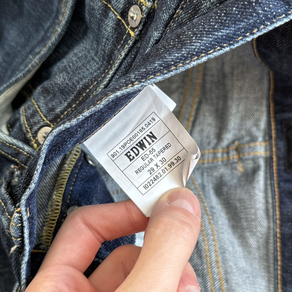 Edwin 📌 Crazy Edwin Japan Selvedge Denim Washed Jeans Size US 29 - 11 Thumbnail