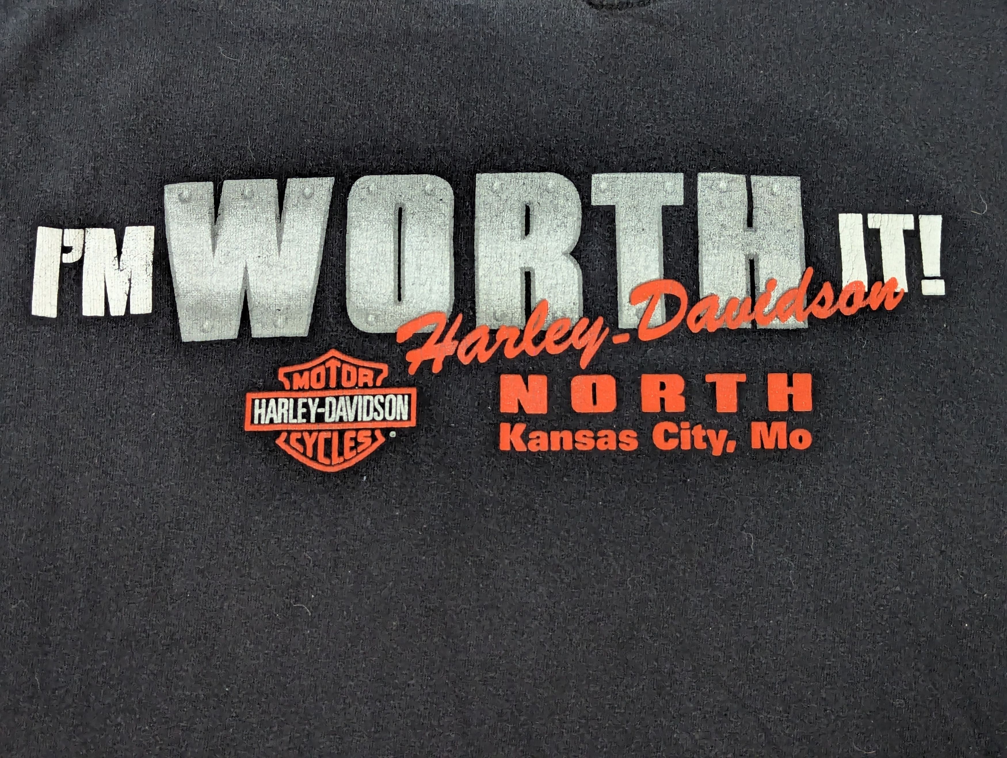 Anvil Men's XL Harley Davidson KC Tshirt - Preowned Size US XL / EU 56 / 4 - 4 Thumbnail
