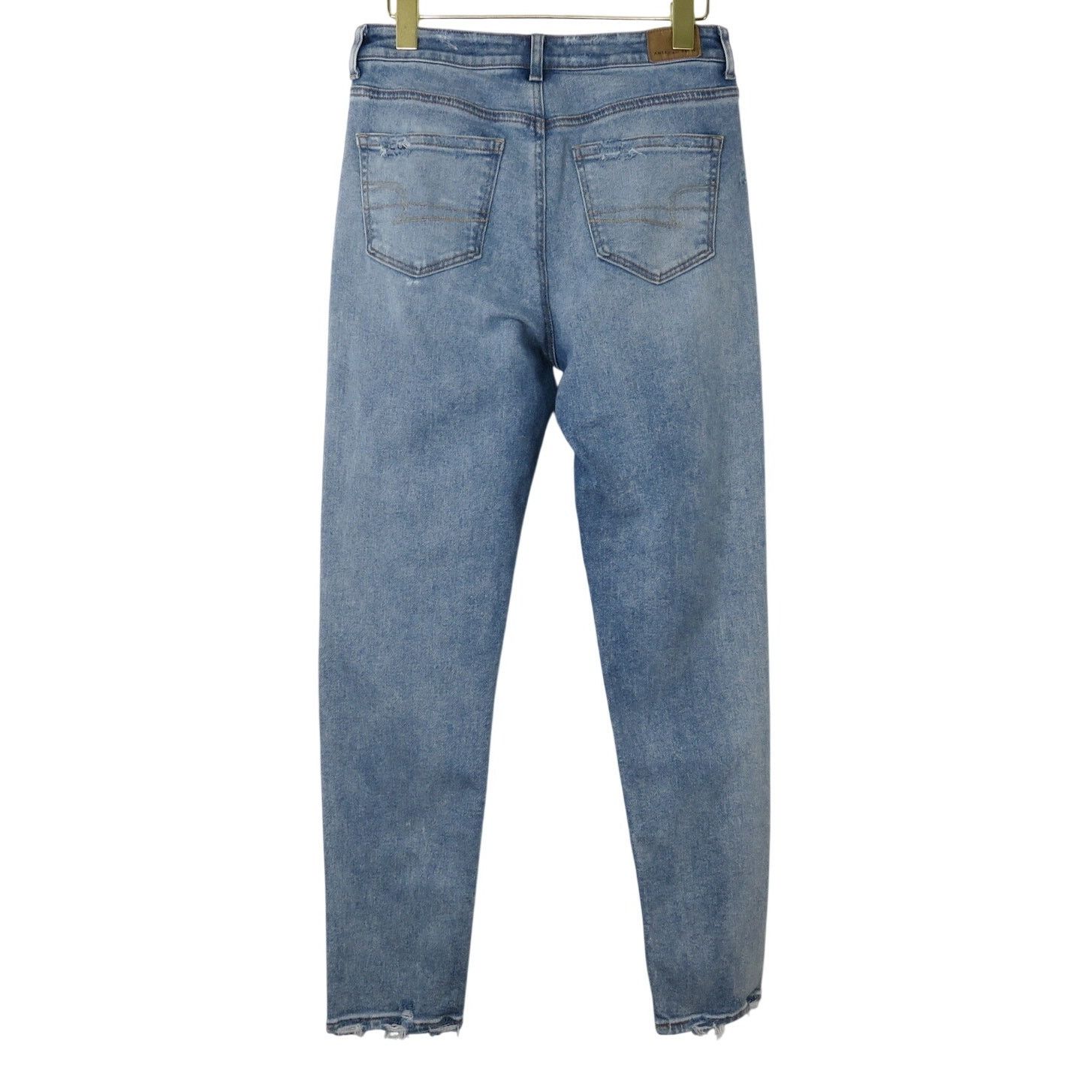 American Eagle Outfitters American Eagle Mom Jeans High Rise Straight Leg 4 Size 27" / US 4 / IT 40 - 2 Thumbnail