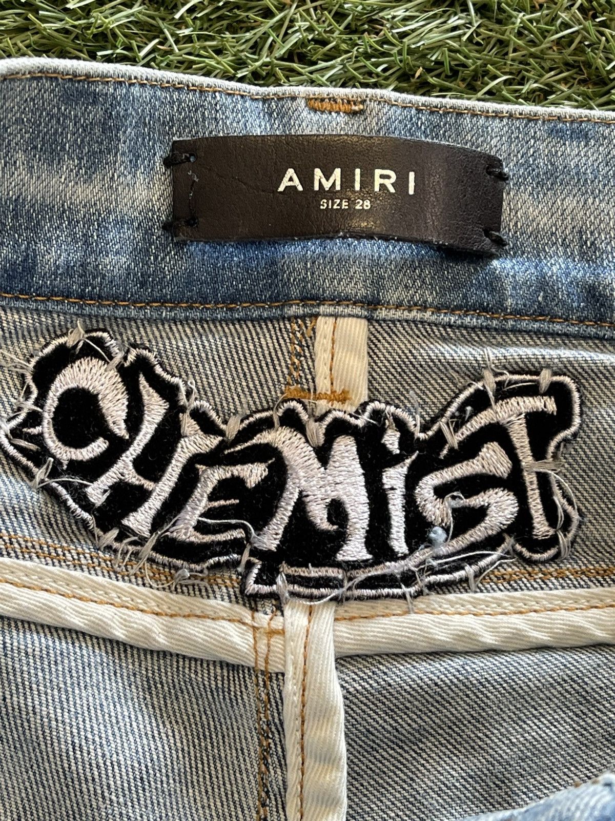 Amiri Size 28 - Amiri Chemist Denim Stars Skinny Jeans Very Rare Size US 28 / EU 44 - 8 Thumbnail