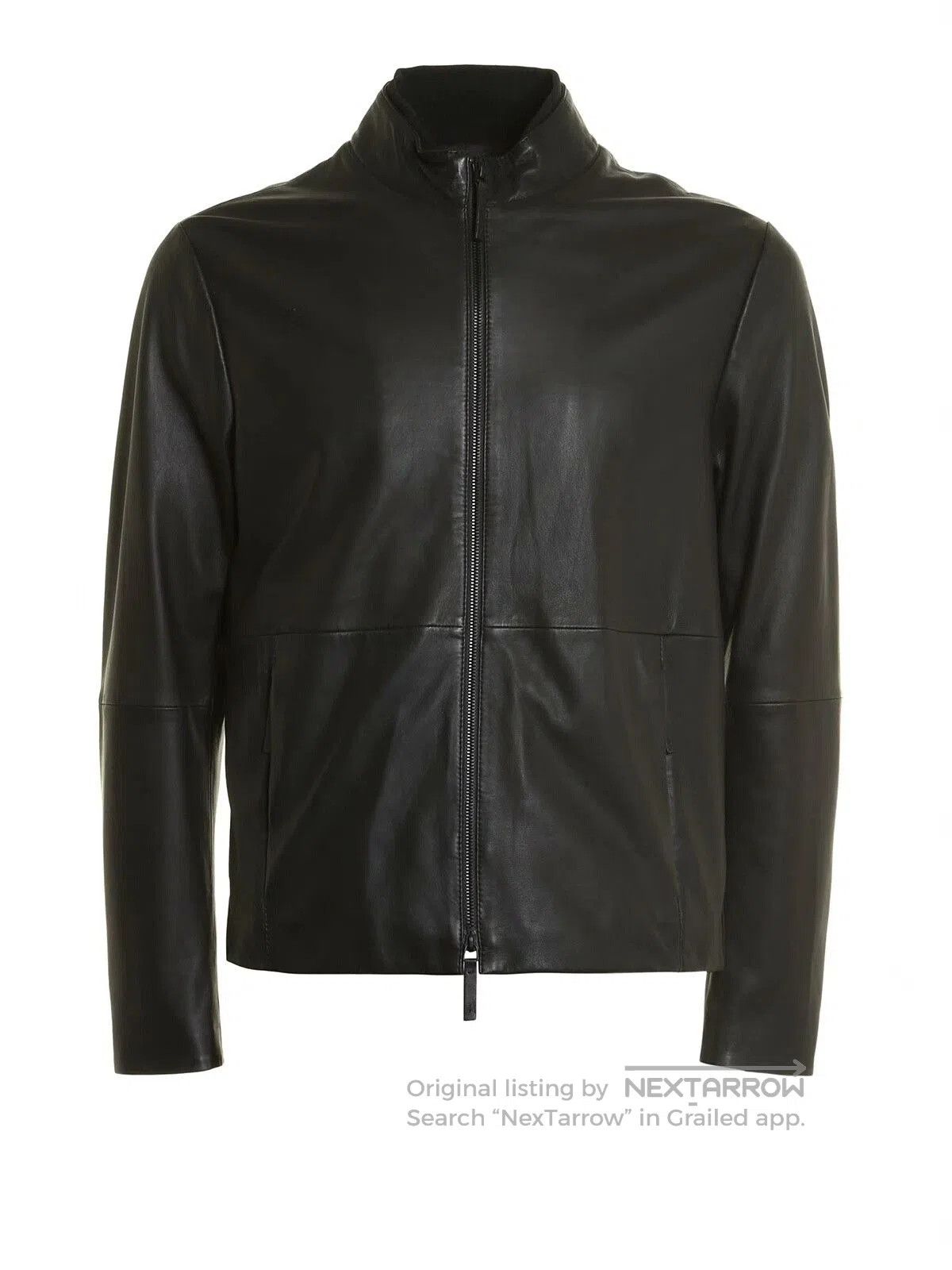 Armani Collezioni Armani Collezioni Leather Jacket. Size US M / EU 48-50 / 2 - 1 Thumbnail