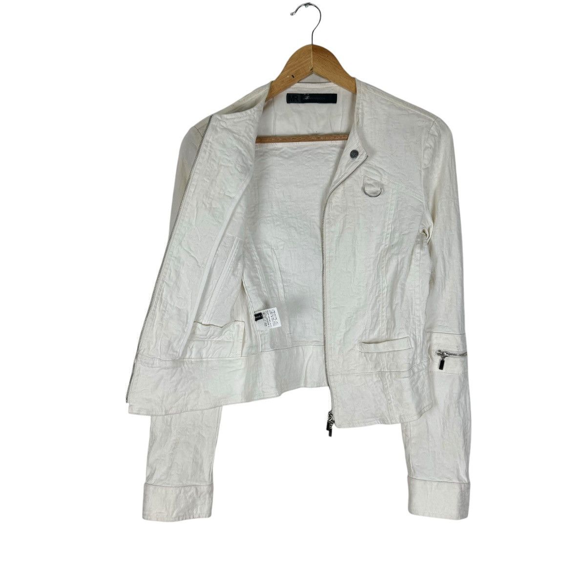 Mossimo 🌟 MOSSIMO REBECCHI BIKERS RY ZIPPER JACKET Size M / US 6-8 / IT 42-44 - 8 Thumbnail