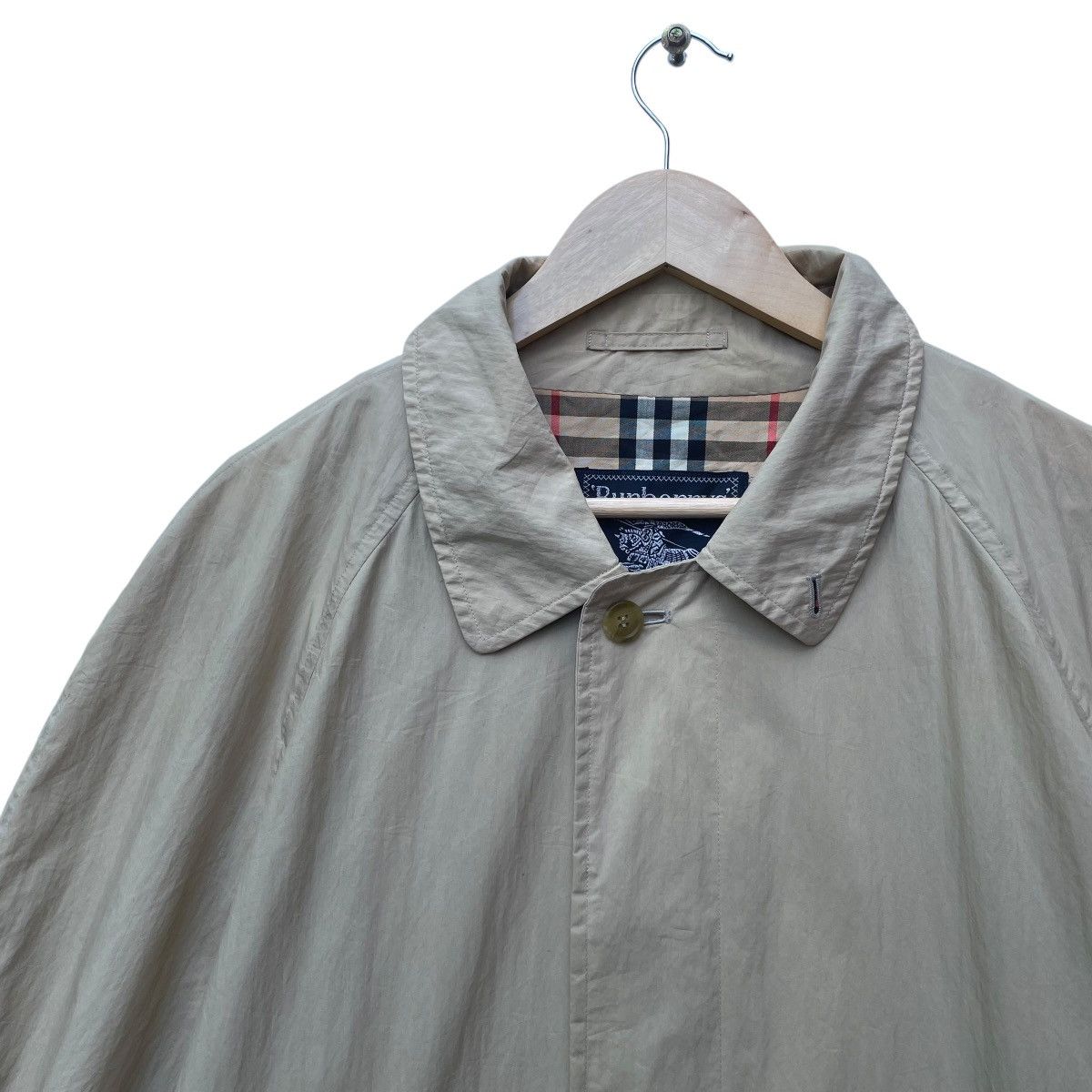Burberry × Designer × Vintage Vintage Burberrys Long Coat Light Jacket Size US M / EU 48-50 / 2 - 3 Thumbnail