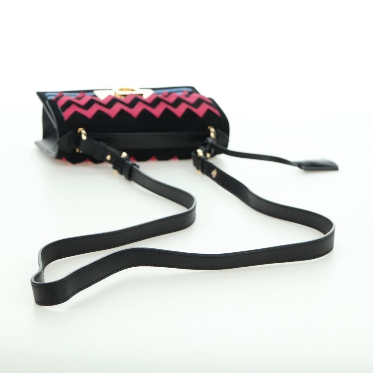 Salvatore Ferragamo Salvatore Ferragamo Suede Gancini Shoulder Bag Black Size ONE SIZE - 13 Thumbnail