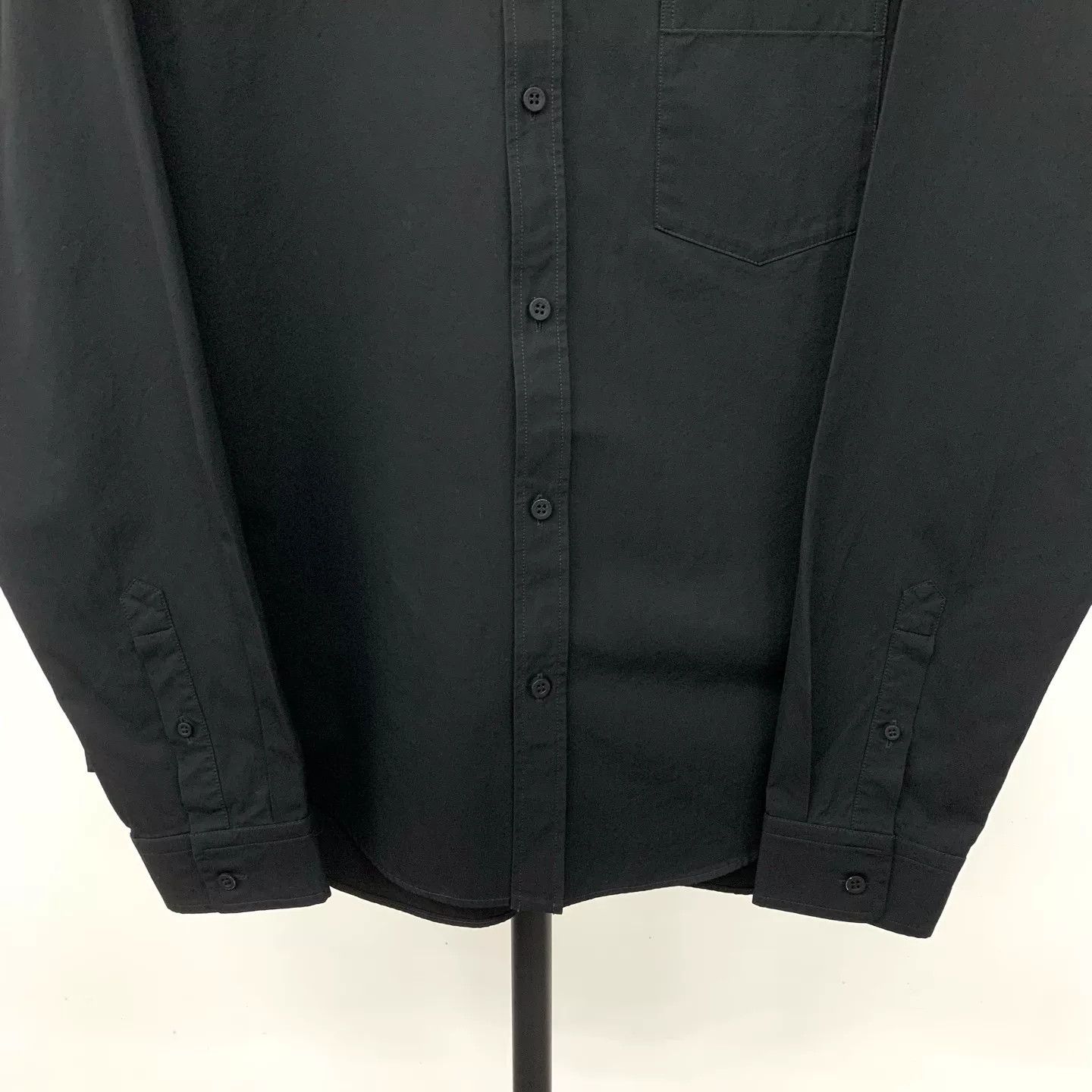 Balenciaga balenciaga black long sleeve button-up shirt Size US M / EU 48-50 / 2 - 5 Thumbnail