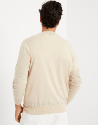 Brunello Cucinelli Cashmere Sweater in Light Beige Size US L / EU 52-54 / 3 - 2 Thumbnail