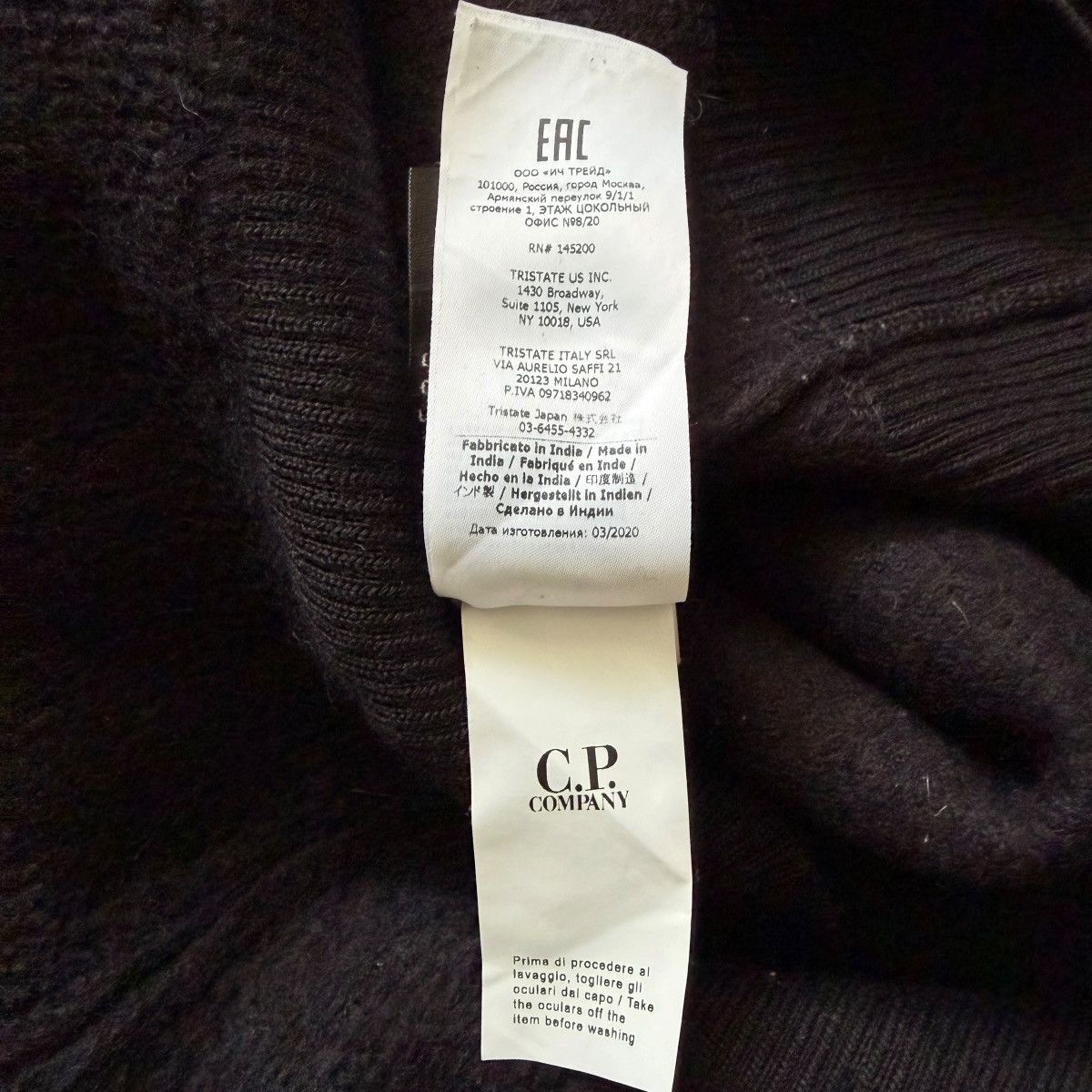 C.P. Company C.P Company wool knitted thick sweater / Massimo Osti era Size US M / EU 48-50 / 2 - 7 Thumbnail