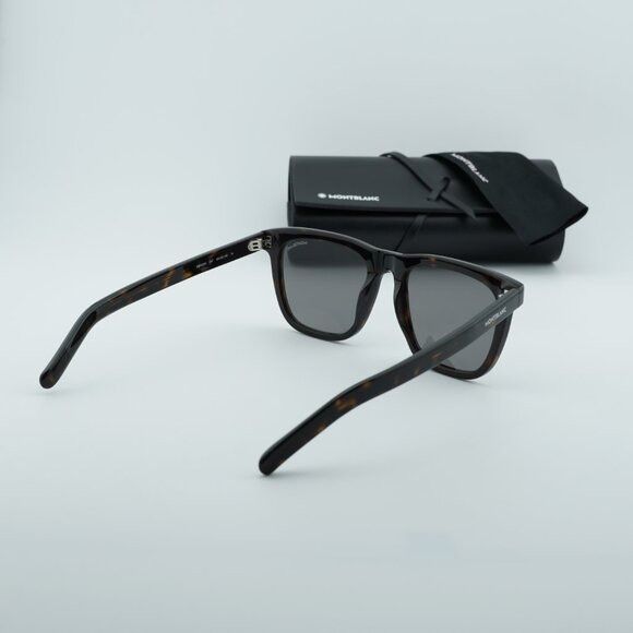 Montblanc Montblanc MB0226S 007 Sunglasses Havana Square Frame Size ONE SIZE - 10 Thumbnail