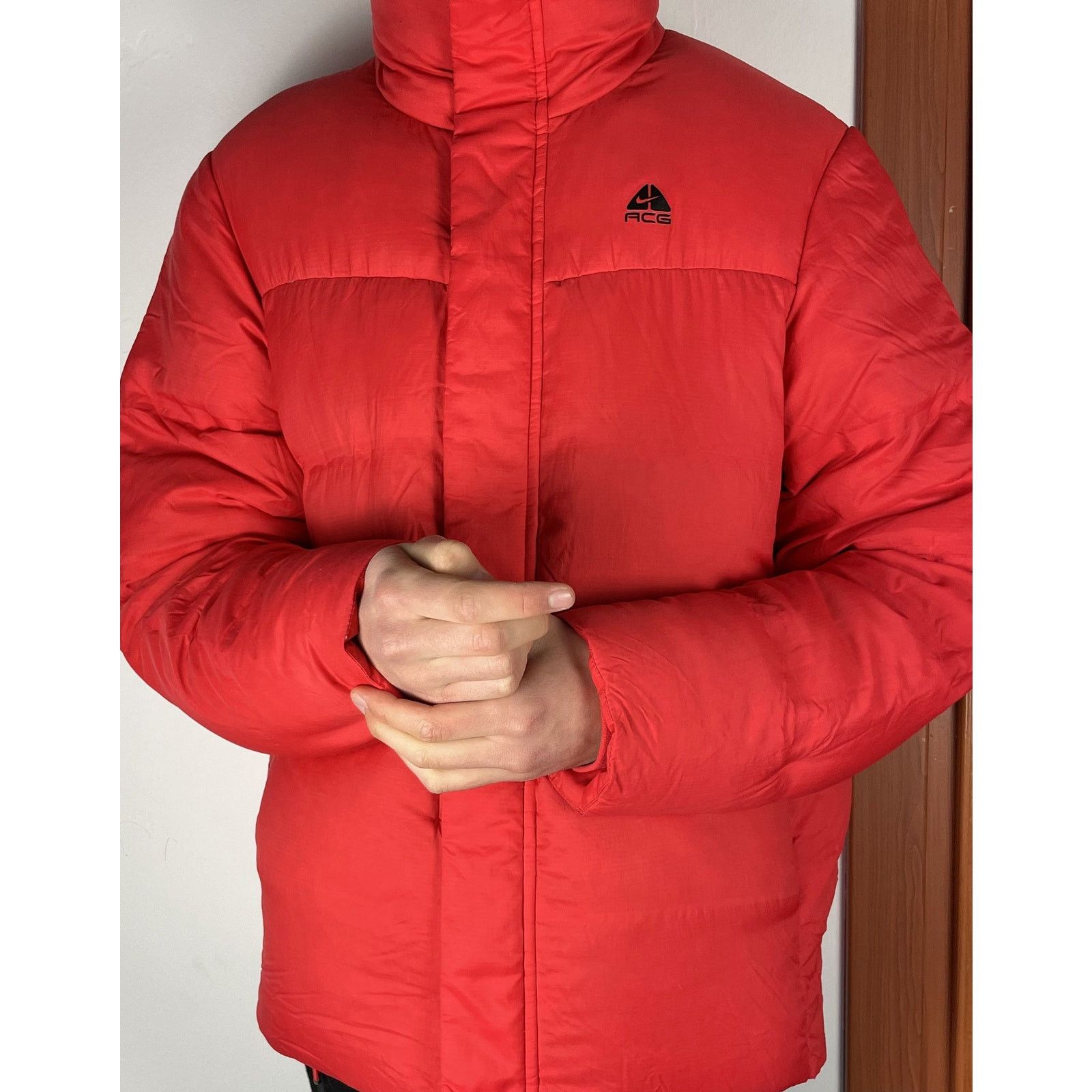 Nike × Nike ACG × Vintage Nike ACG 3 Outer Layer Couche Extreme Adult Red Jacket Small Size US S / EU 44-46 / 1 - 2 Thumbnail
