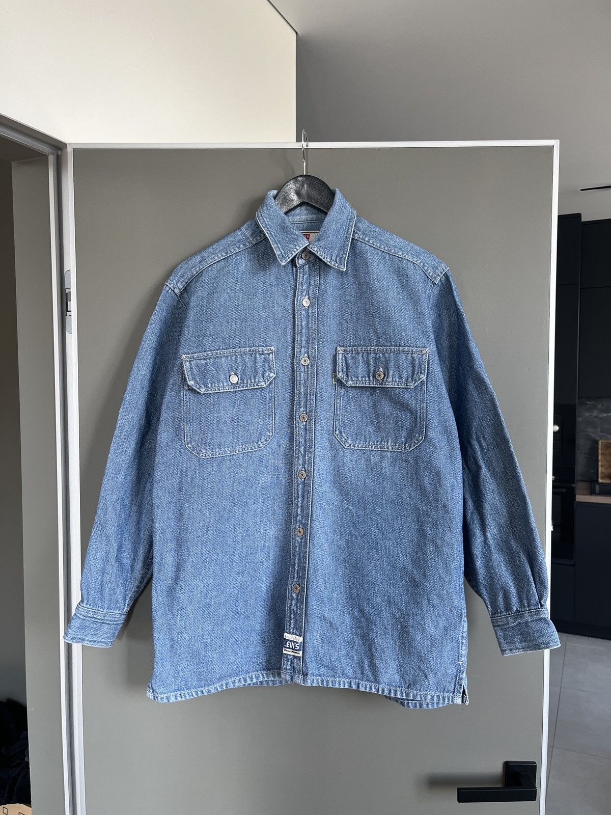 Levi's × Levi's Vintage Clothing × Vintage Levis Vintage Silvertab Denim Overshirt Size US S / EU 44-46 / 1 - 3 Thumbnail