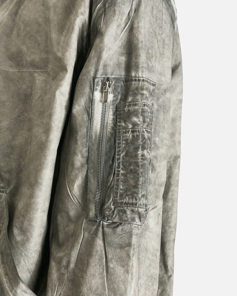 Rick Owens Drkshdw o1s1v1r1oon0825 Gimp Flight Bomber in Grey/Darkdust Size US L / EU 52-54 / 3 - 5 Thumbnail