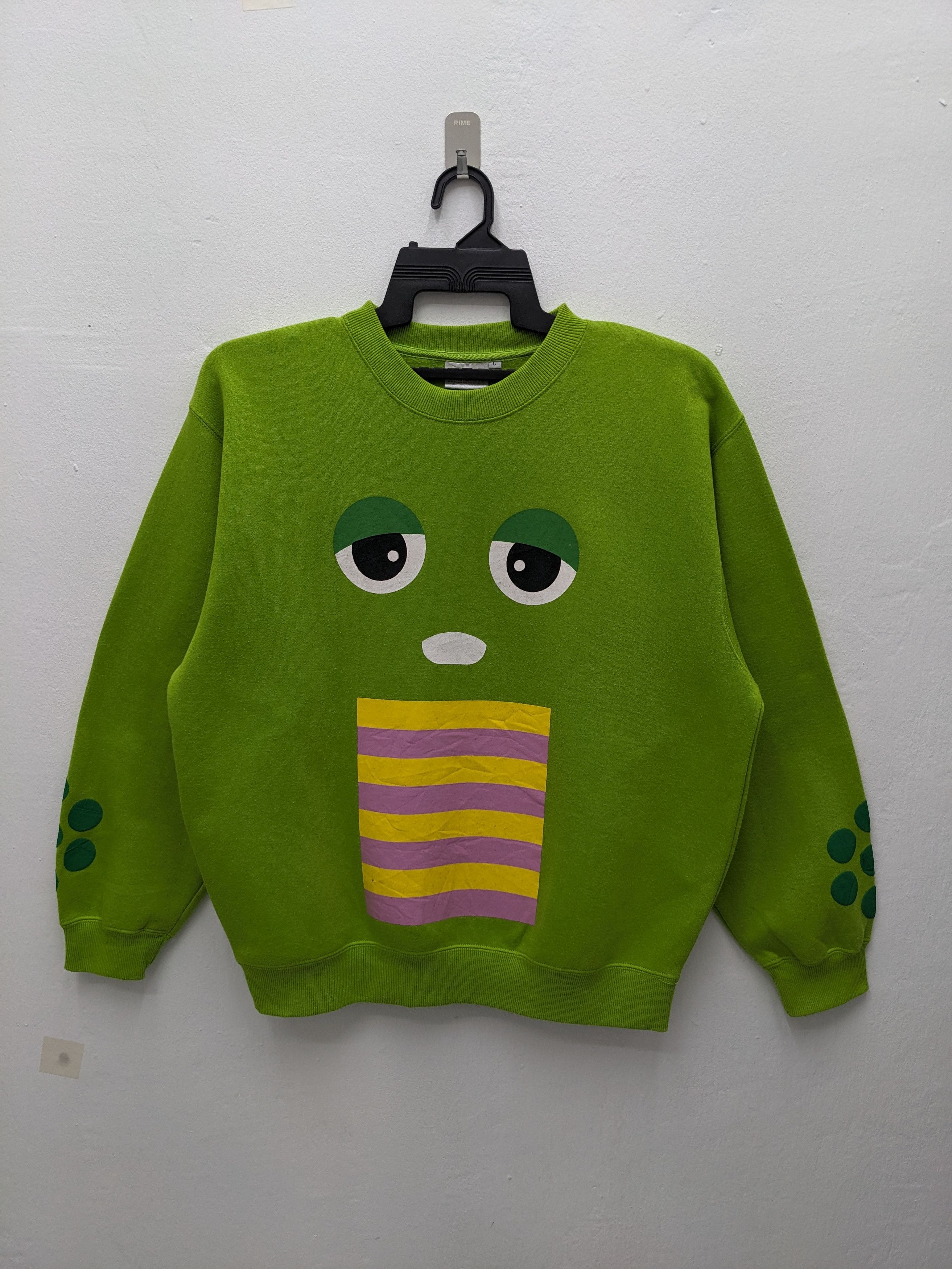 Japanese Brand Don Quijote x Gachapin × Mukku 2007 Character Sweatshirt Size US L / EU 52-54 / 3 - 2 Thumbnail