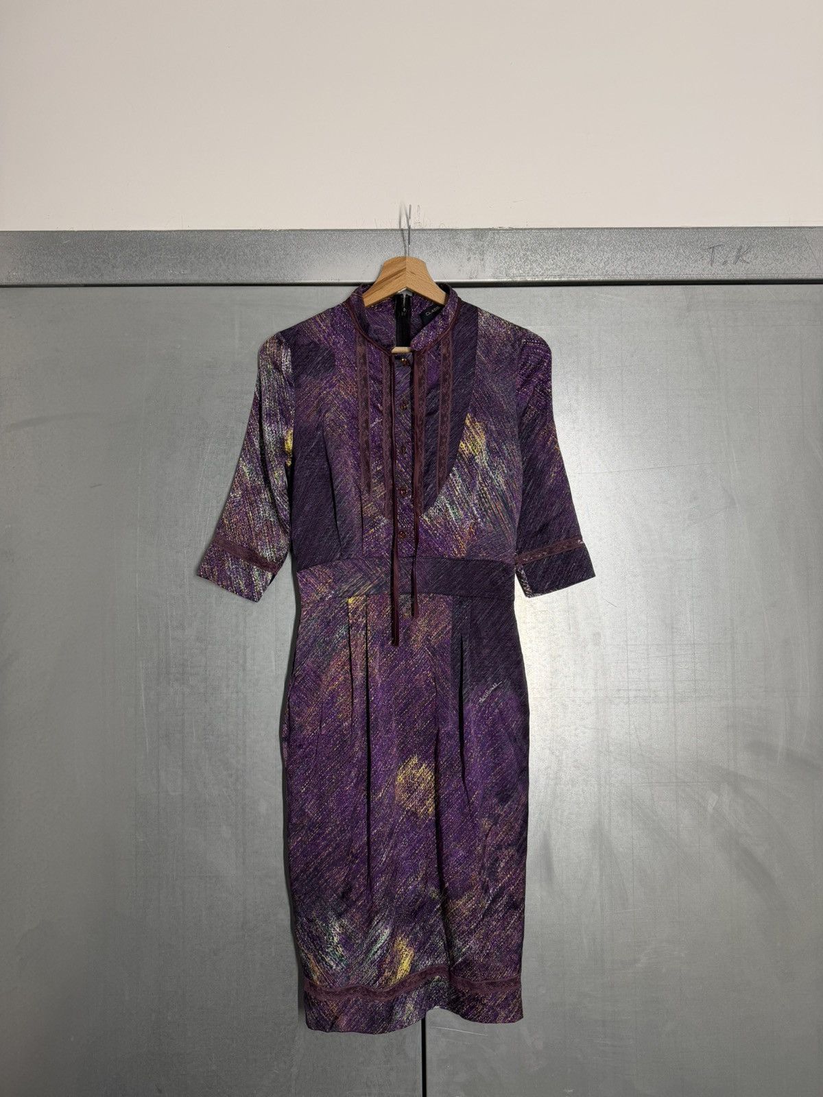 Cavalli Class Vintage 00s Roberto Cavalli Class Silk Dress Size M / US 6-8 / IT 42-44 - 1 Thumbnail
