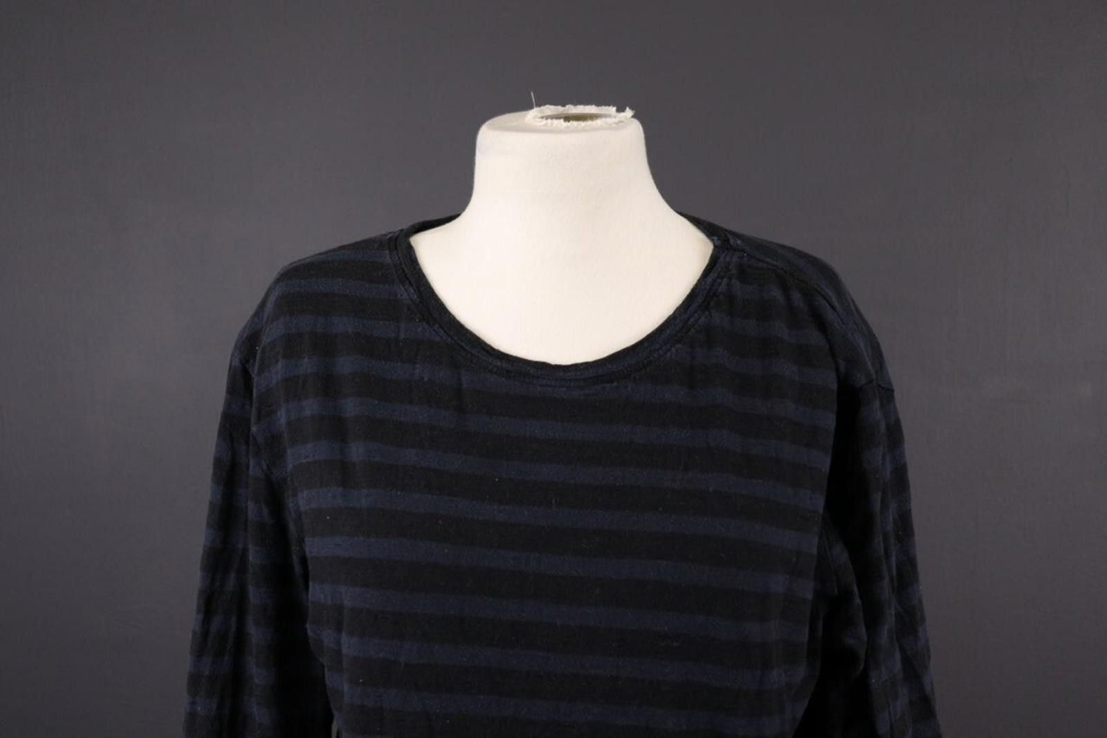Nudie Jeans Nudie Jeans Black Stripe Long Sleeve Top Shirt Size M Size M / US 6-8 / IT 42-44 - 2 Thumbnail