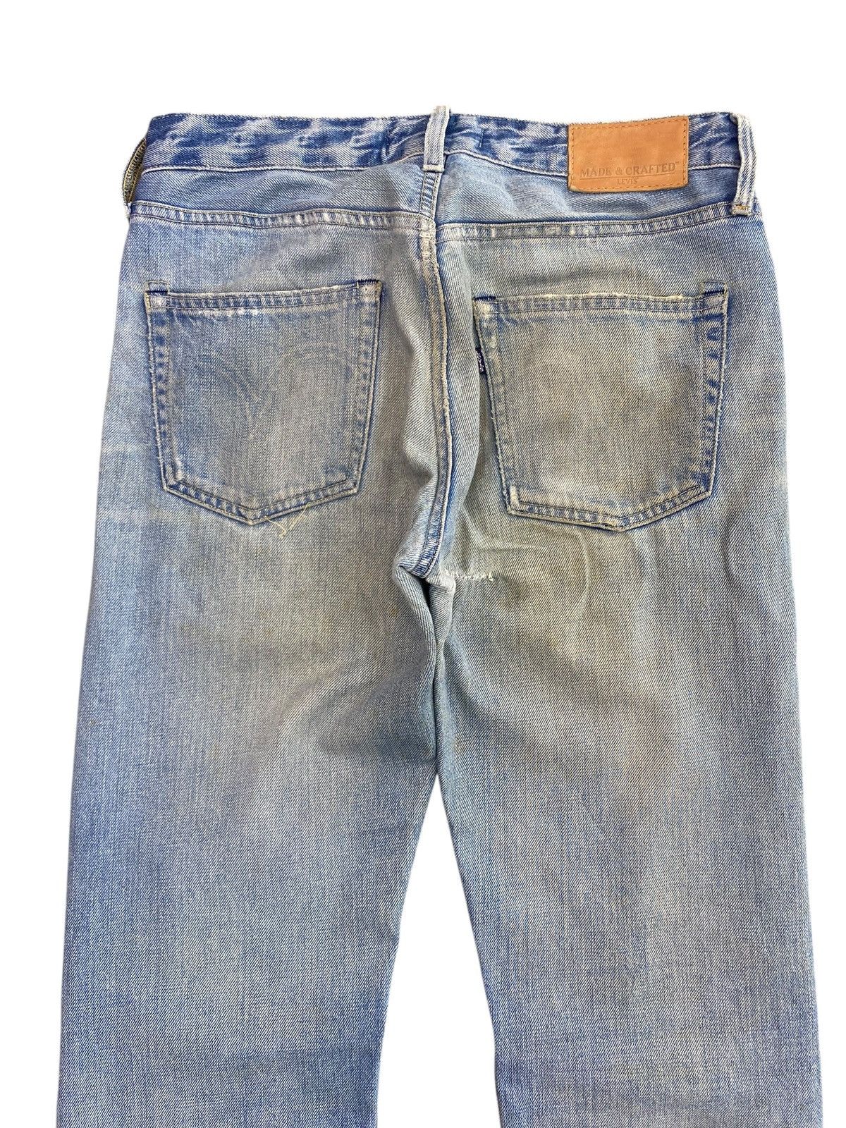 Levi's Made & Crafted Levi’s Made & Crafted Faded Blue Wash Style Soft Denim Size US 31 - 4 Thumbnail