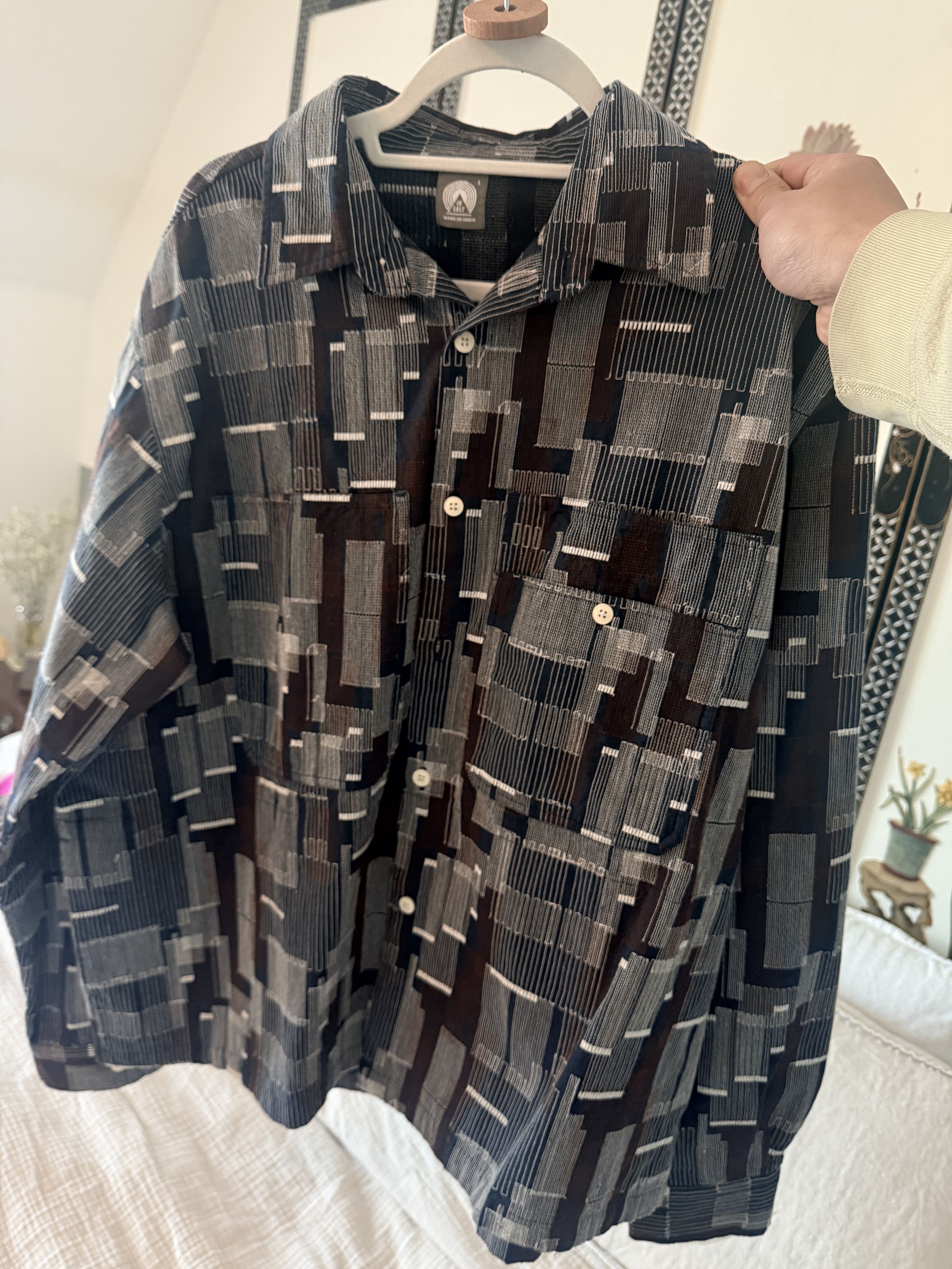 18 East PILCHUCK WORK SHIRT - EMBROIDERED COTTON MICRO RIPSTOP Size US L / EU 52-54 / 3 - 5 Thumbnail