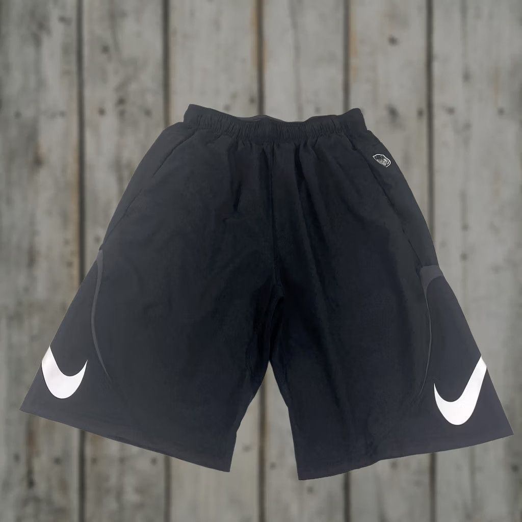 Nike Nike Men's S Untouchable Black White Woven Dri Fit Football Shorts 804339-011 Size US 29 - 1 Thumbnail