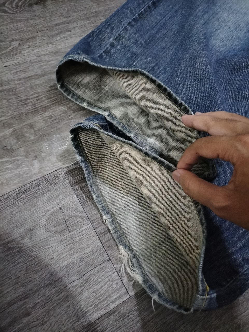 Oakley Oakley Industrial Denim mud wash distressed style jeans goa Size US 37 - 11 Thumbnail