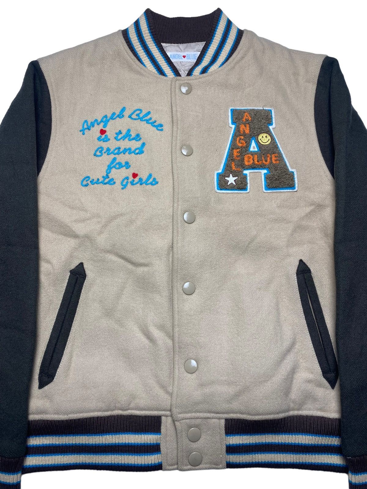 Angel Blue × Japanese Brand 2000s Angel Blue - #1 Varsity Jacket Size M / US 6-8 / IT 42-44 - 4 Thumbnail