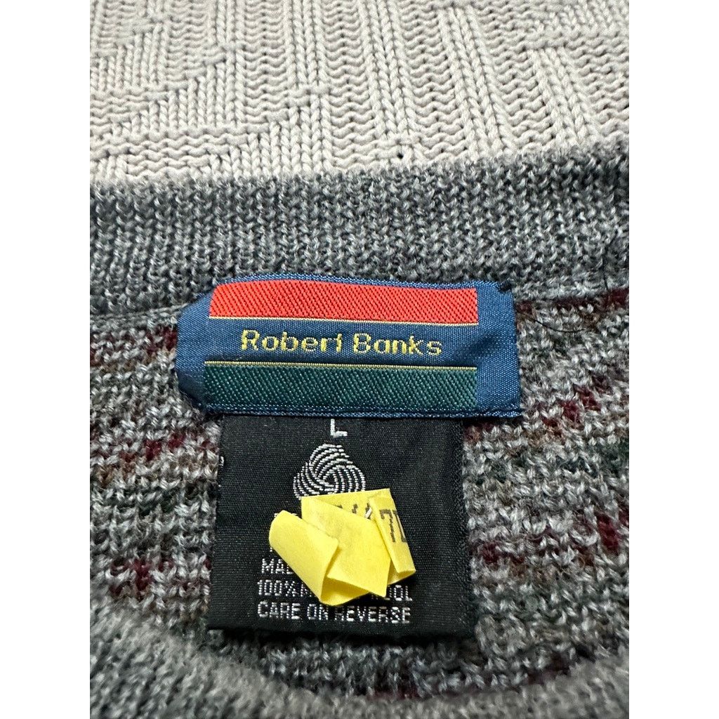 Other Vintage Robert Banks wool crewneck sweater size L Size US L / EU 52-54 / 3 - 5 Thumbnail