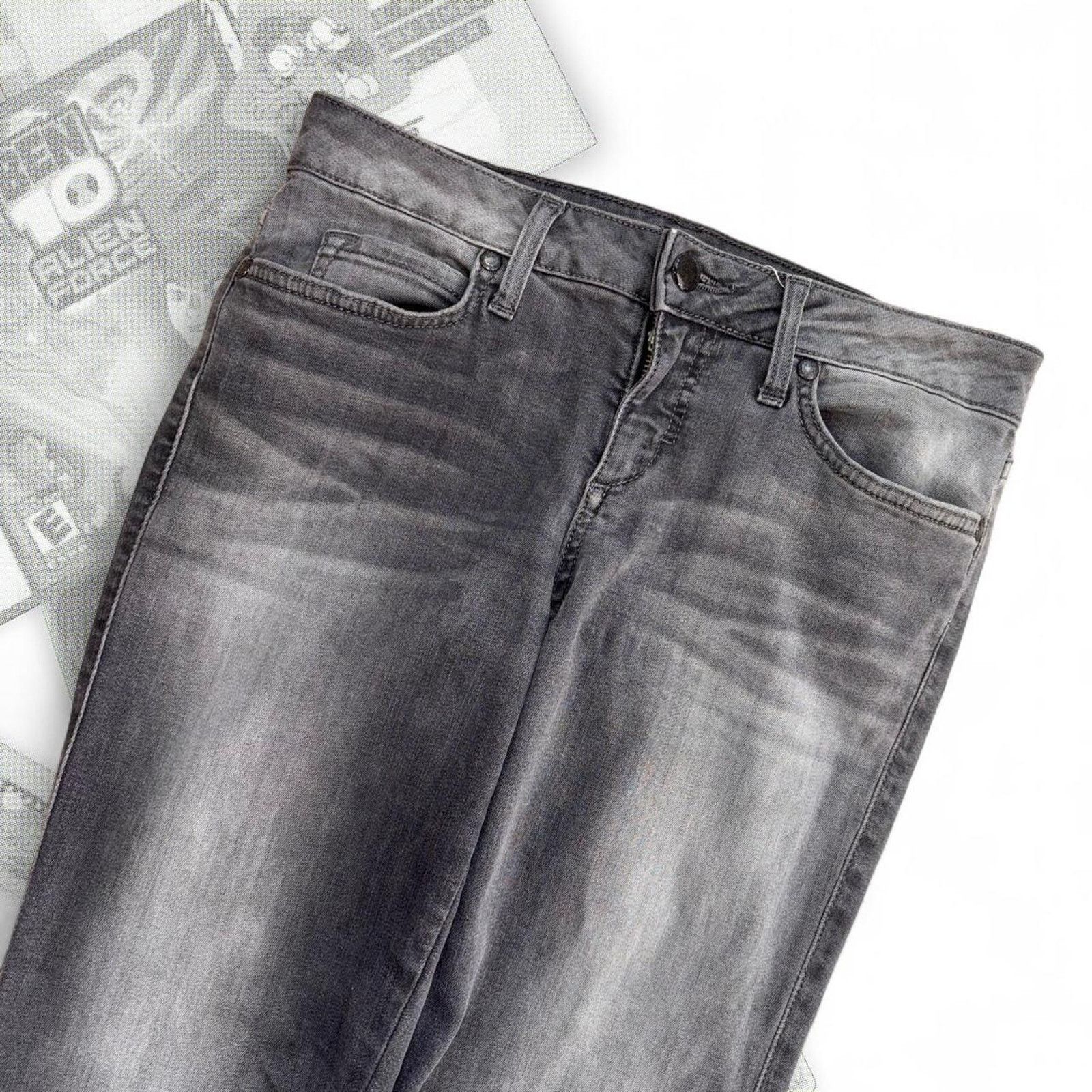 Bebe Y2K Gray Light Wash BeBe Denim Skinny Jeans Size 27" / US 4 / IT 40 - 1 Thumbnail