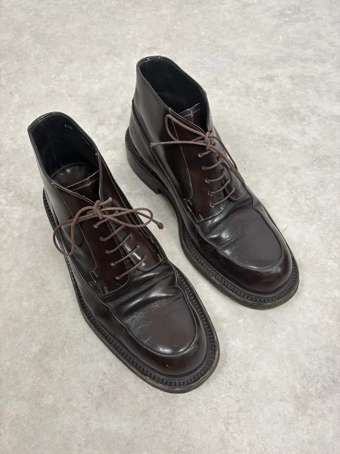 Prada 2000s Prada Brown Leather Classy Boots Size US 8 / EU 41 - 6 Thumbnail