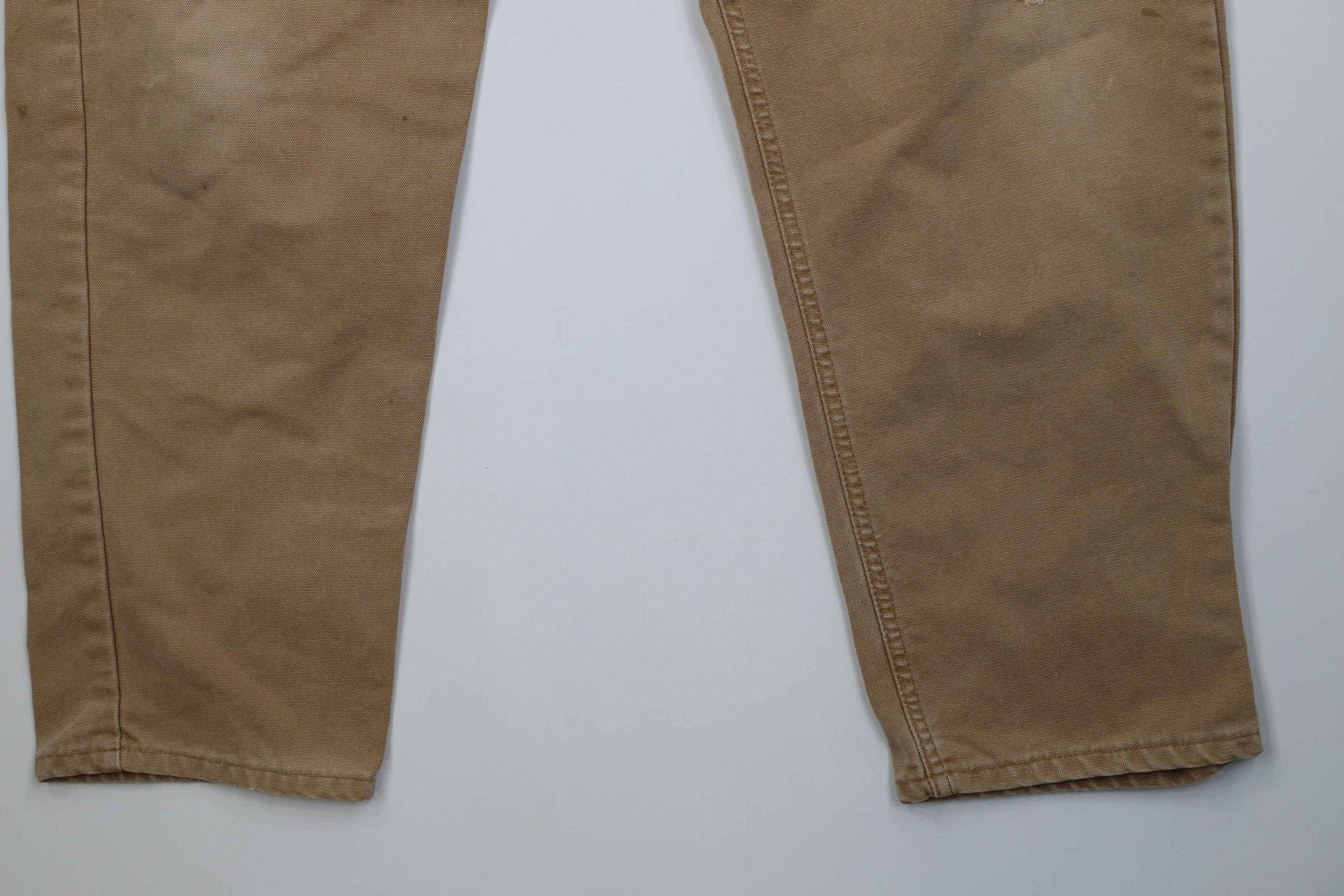 Carhartt Vintage 90s Carhartt Wide Leg Canvas Dungaree Pants USA Size US 40 / EU 56 - 4 Thumbnail