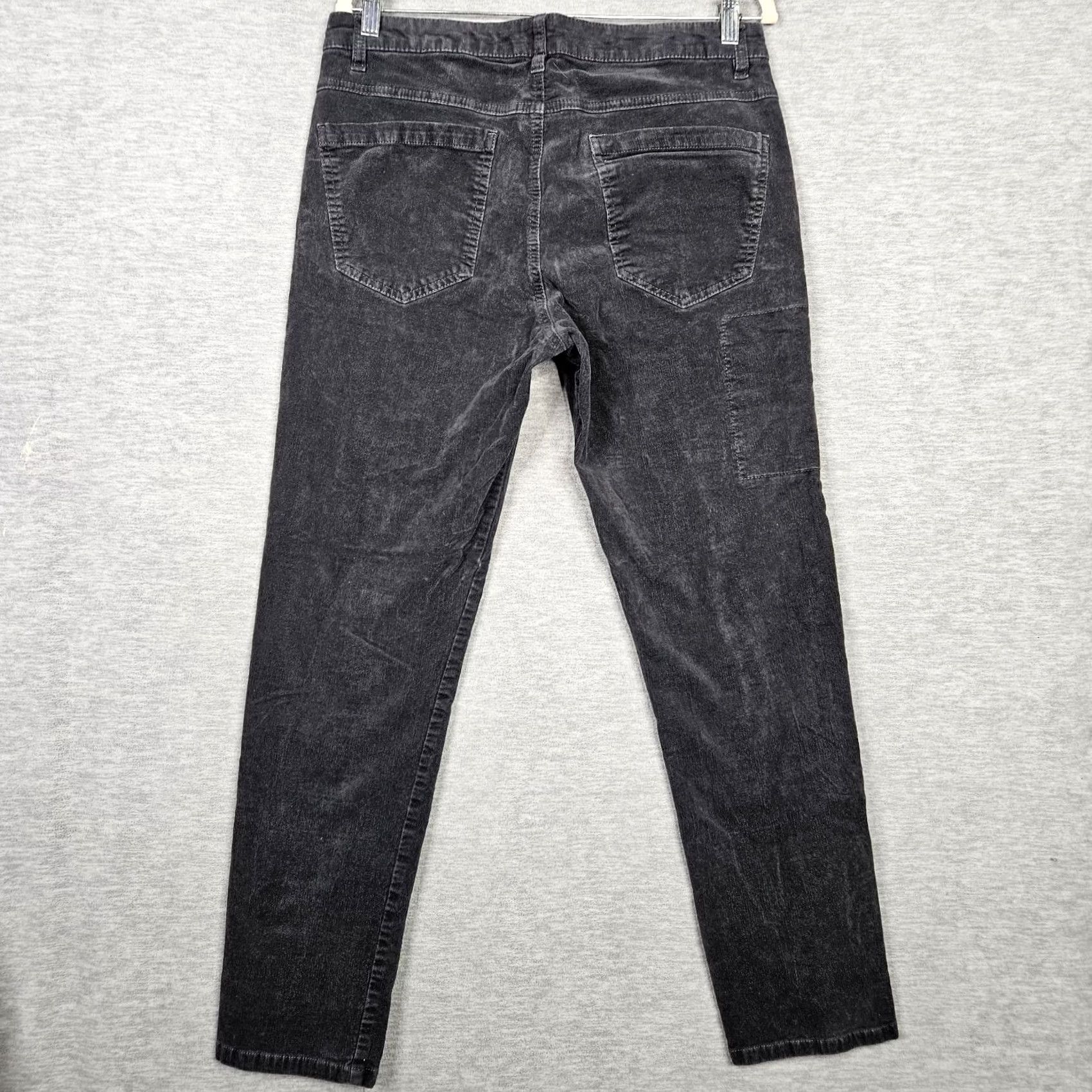 Asics BYLT Premium Basics Classic Corduroy Zipper Side Pockets Pants Size 34 Black Mens Regular Straight 34 in Waist 28.5 Inseam Size US 34 / EU 50 - 2 Thumbnail