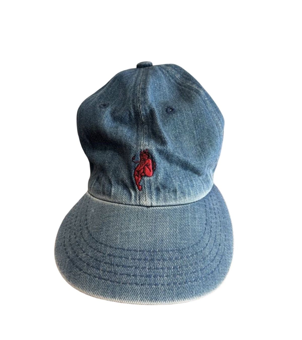 Hysteric Glamour Hysteric Glamour "Devil Girl" Denim Hat - Leather Strap Size ONE SIZE - 1 Thumbnail
