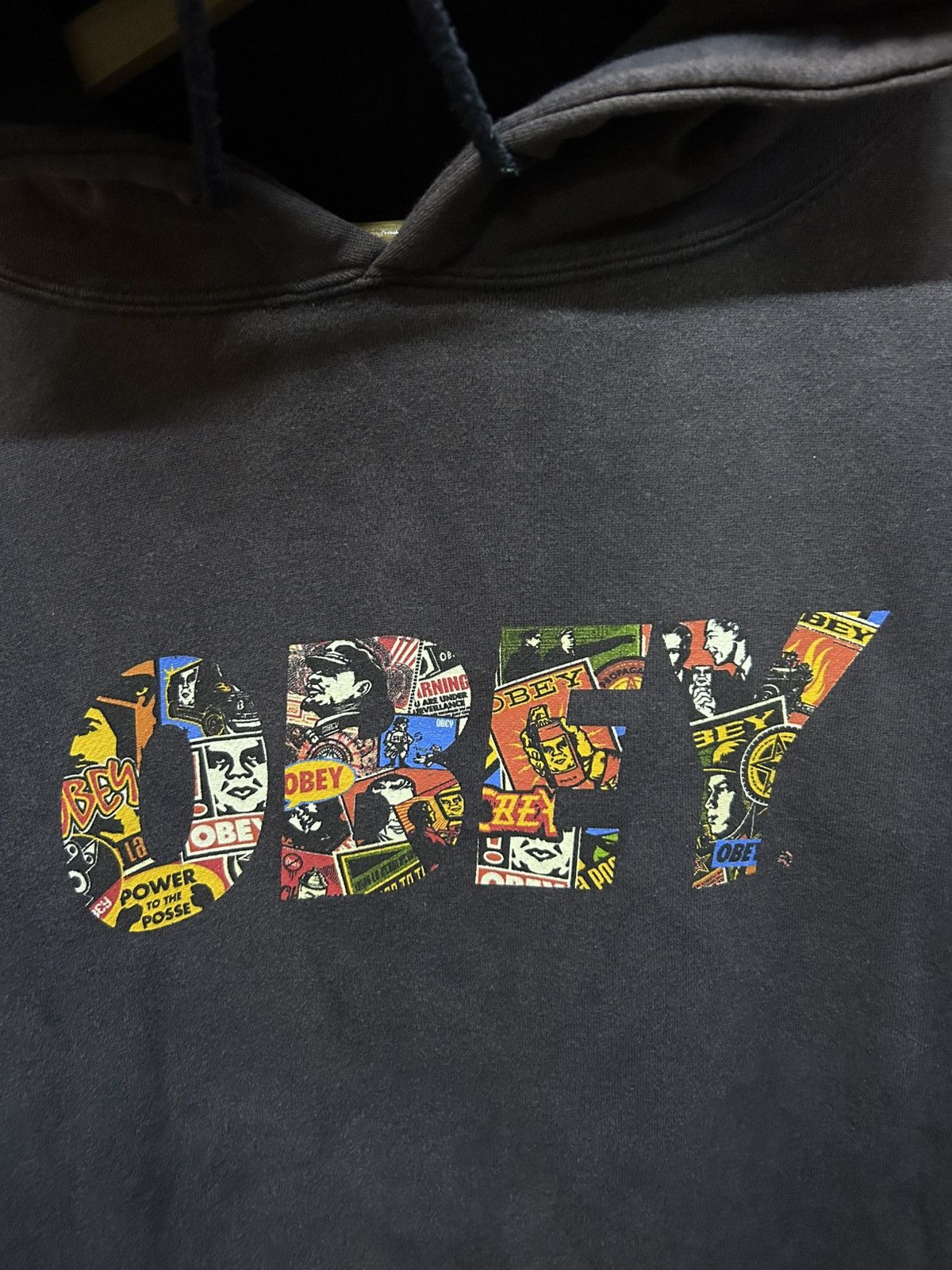 Obey Vintage Sunfaded Obey Streetwear extra size Size US XXL / EU 58 / 5 - 2 Thumbnail