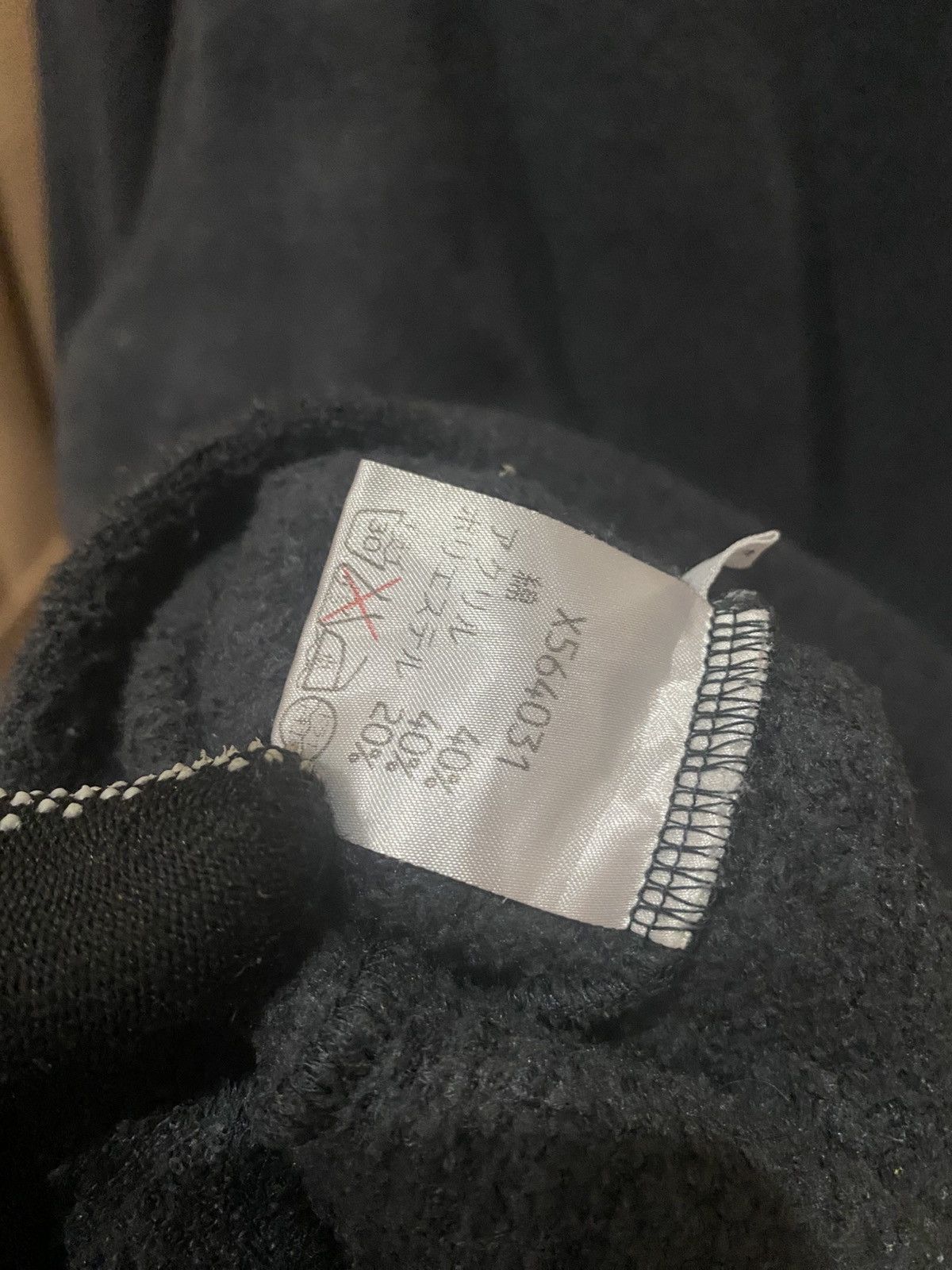 Yohji Yamamoto A.A.R Yohji Yamamoto Dark Grey Fleece Pullover Avant-Garde Size US S / EU 44-46 / 1 - 8 Thumbnail