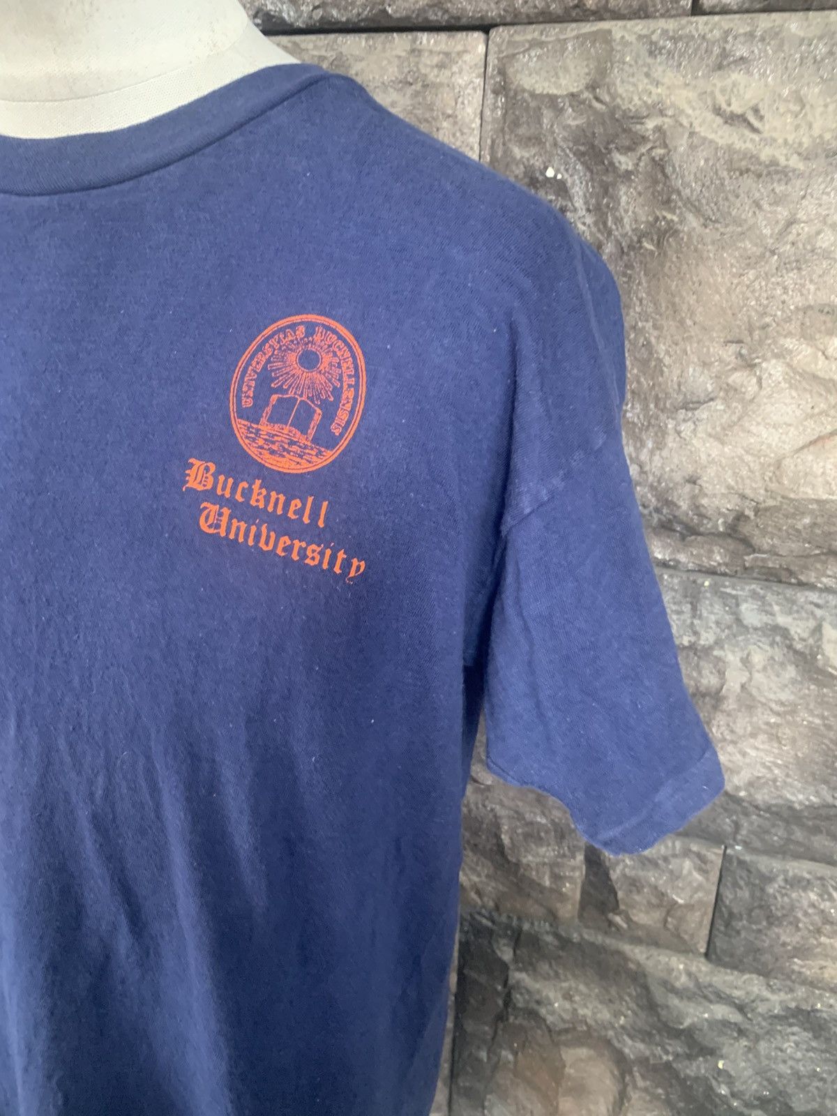 Champion Vintage 70s Champion Blue Bar Bucknell University T shirt Size US XL / EU 56 / 4 - 5 Thumbnail