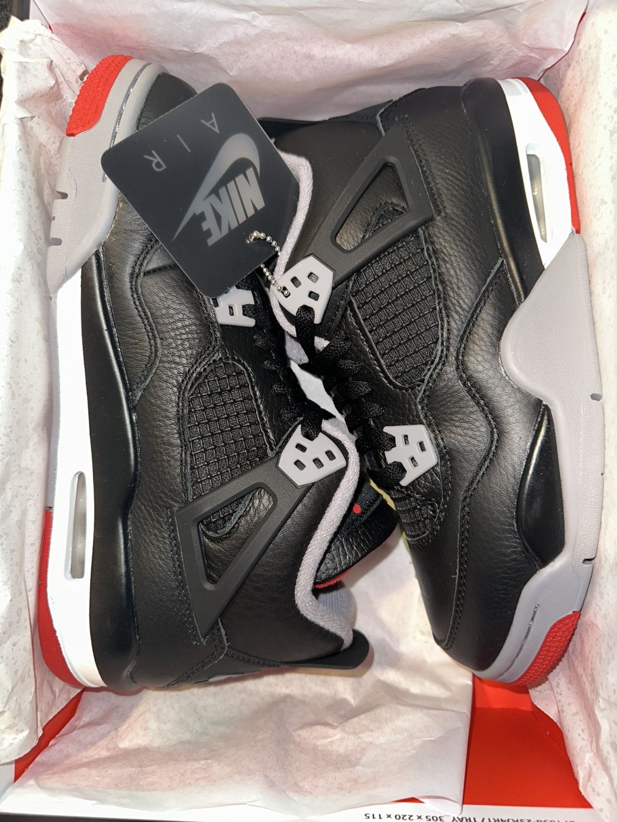 Jordan Brand AIR JORDAN gs 4s BRED SZ 7y Size US 7 / EU 40 - 7 Thumbnail