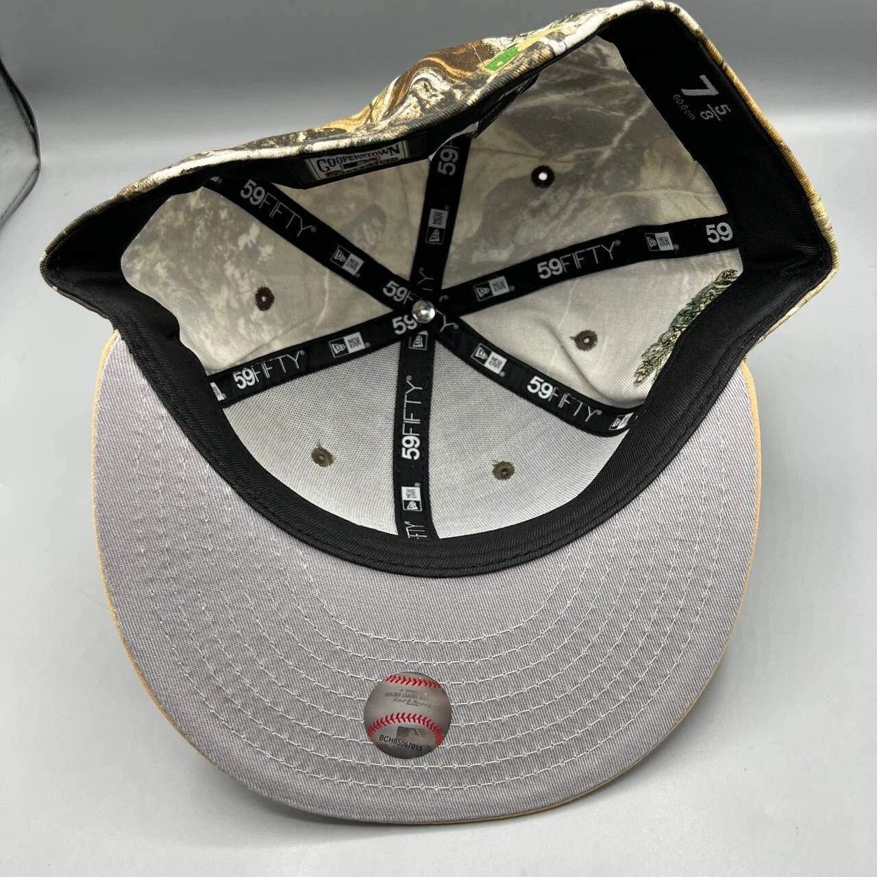 New Era Oakland Athletics Hat Men 7 5/8 Realtree Camo Fitted Cap Size ONE SIZE - 5 Thumbnail