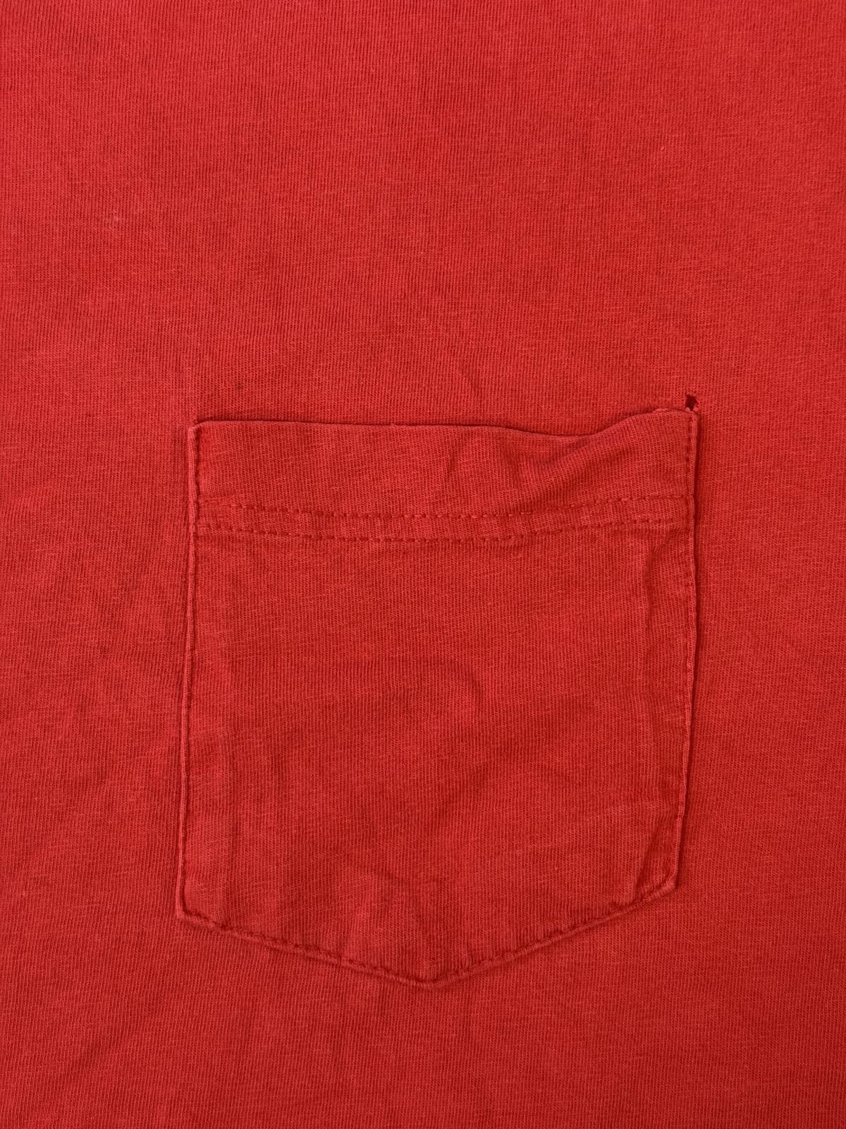 Russell Athletic VTG Russell Athletic Mens Blank Red T-shirt Cotton Pocket M Size US M / EU 48-50 / 2 - 3 Thumbnail