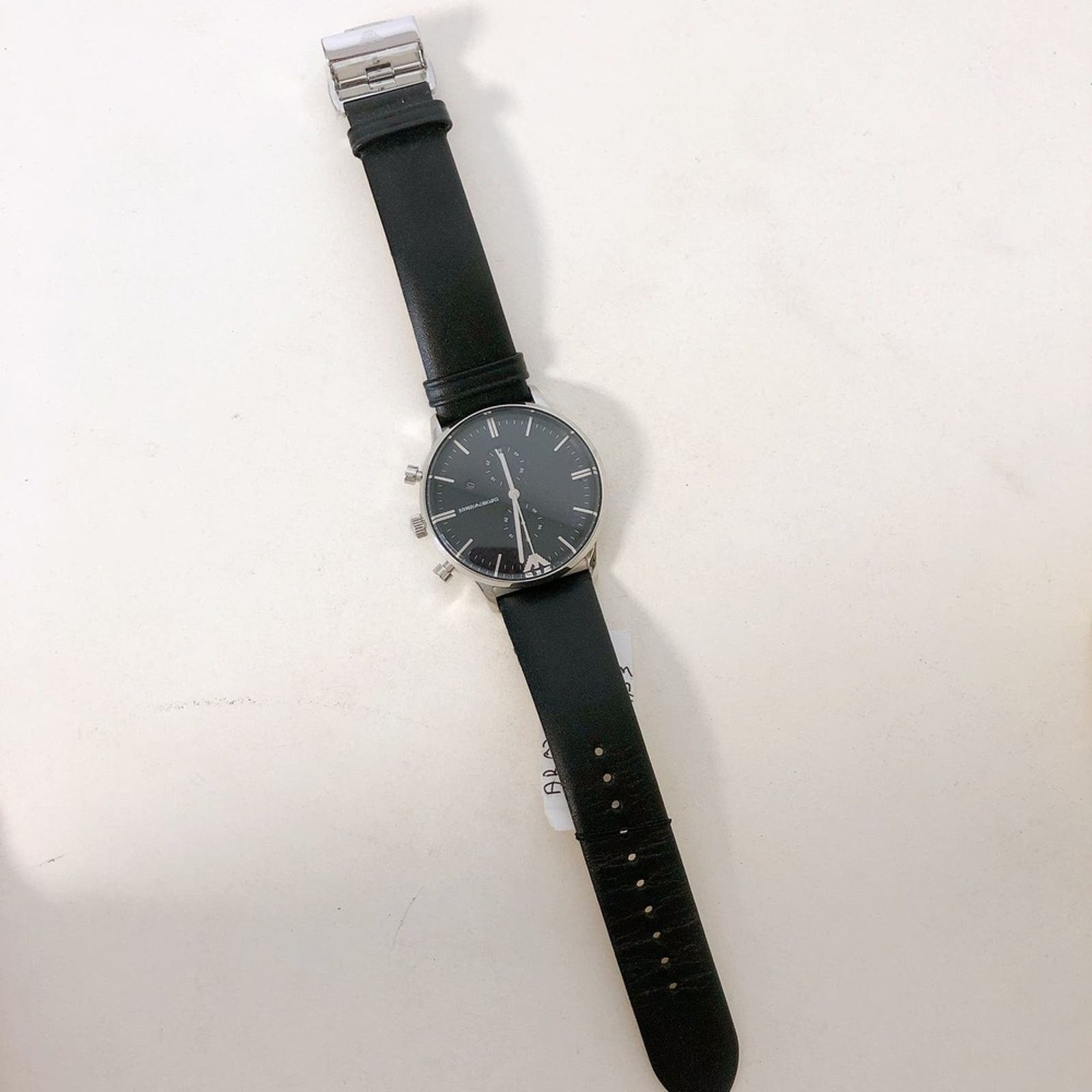 Emporio Armani Emporio Armani AR0397 Gianni Leather Strap Men's Watch Size ONE SIZE - 1 Thumbnail