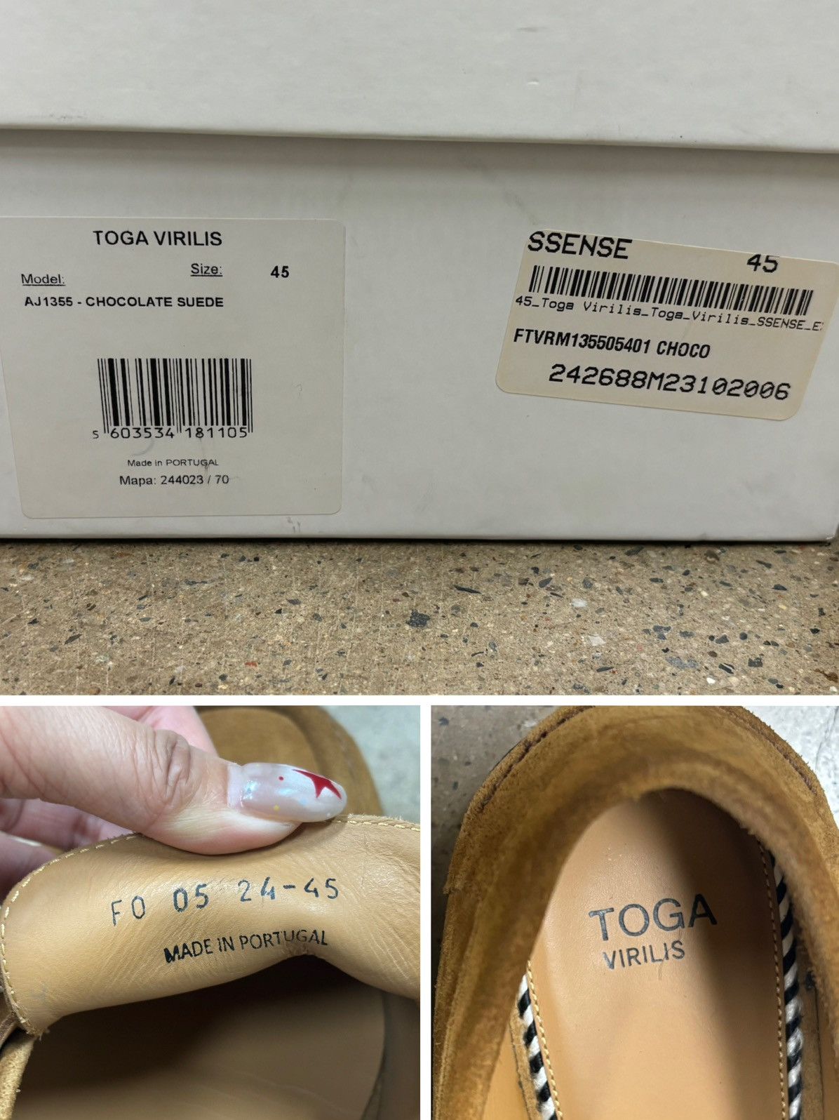 TOGA VIRILIS Toga Virilis POLIDO Loafers Suede Leather Size US 11 / EU 44 - 9 Thumbnail