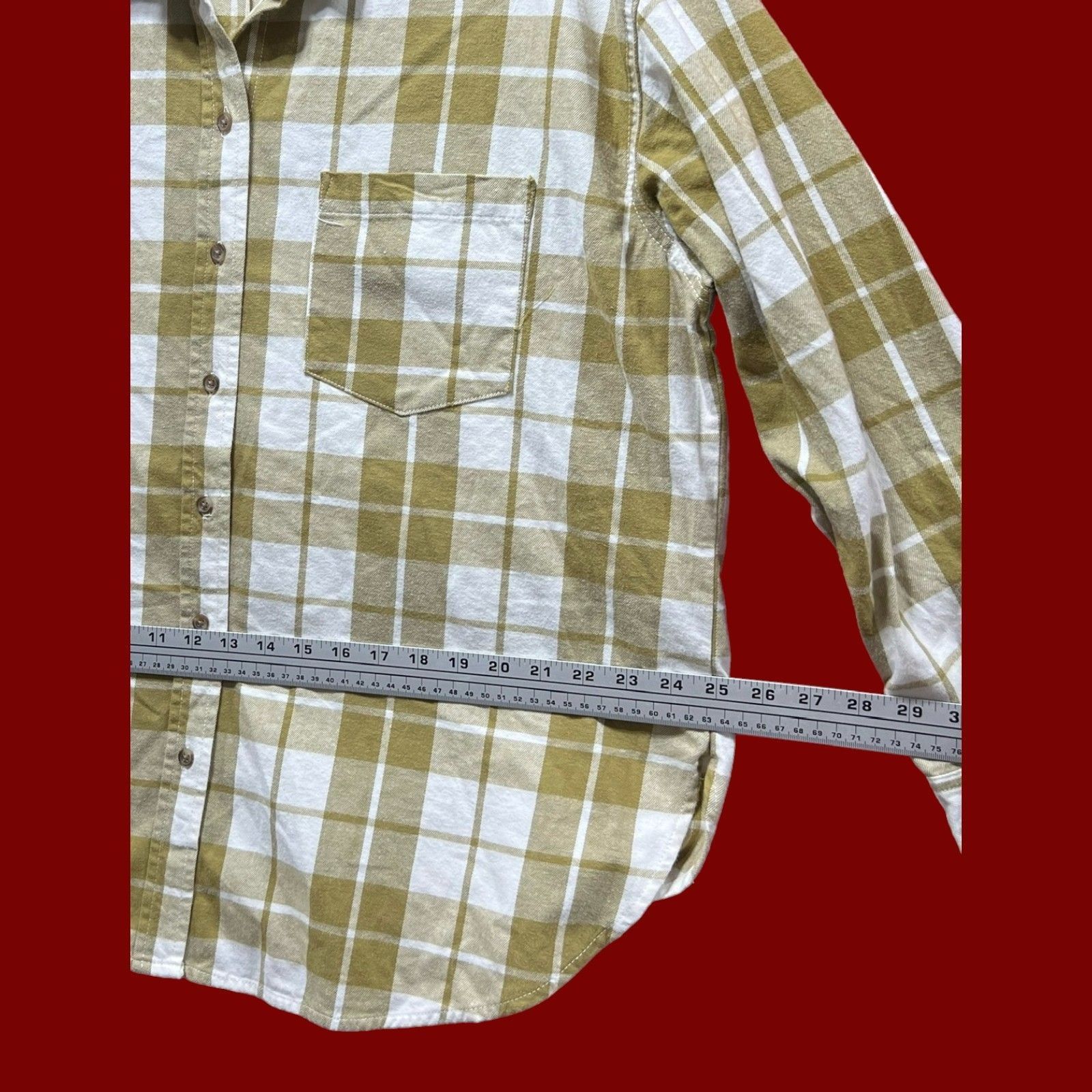 Other Universal Thread - Women's Long Sleeve Flannel Button - Down Size XL / US 12-14 / IT 48-50 - 7 Thumbnail