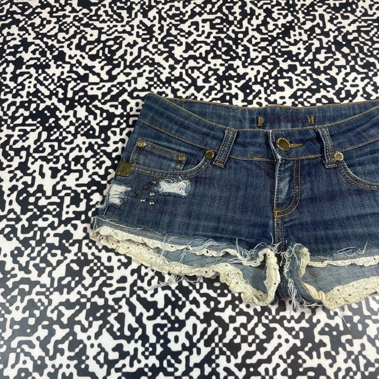 Dolce & Gabbana Vintage Y2K Dolce Gabbana Sexy Luxury Distressed Style Short Size 27" / US 4 / IT 40 - 3 Thumbnail