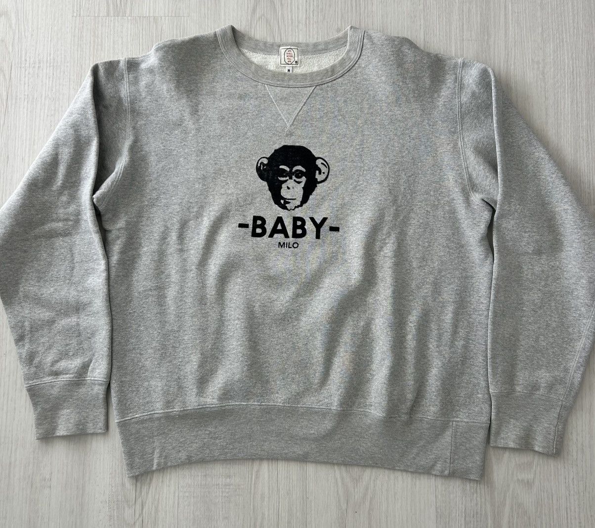 Bape VERY RARE 90’s A BATHING APE BABY MILO LOGO SWEATER Size US M / EU 48-50 / 2 - 1 Thumbnail
