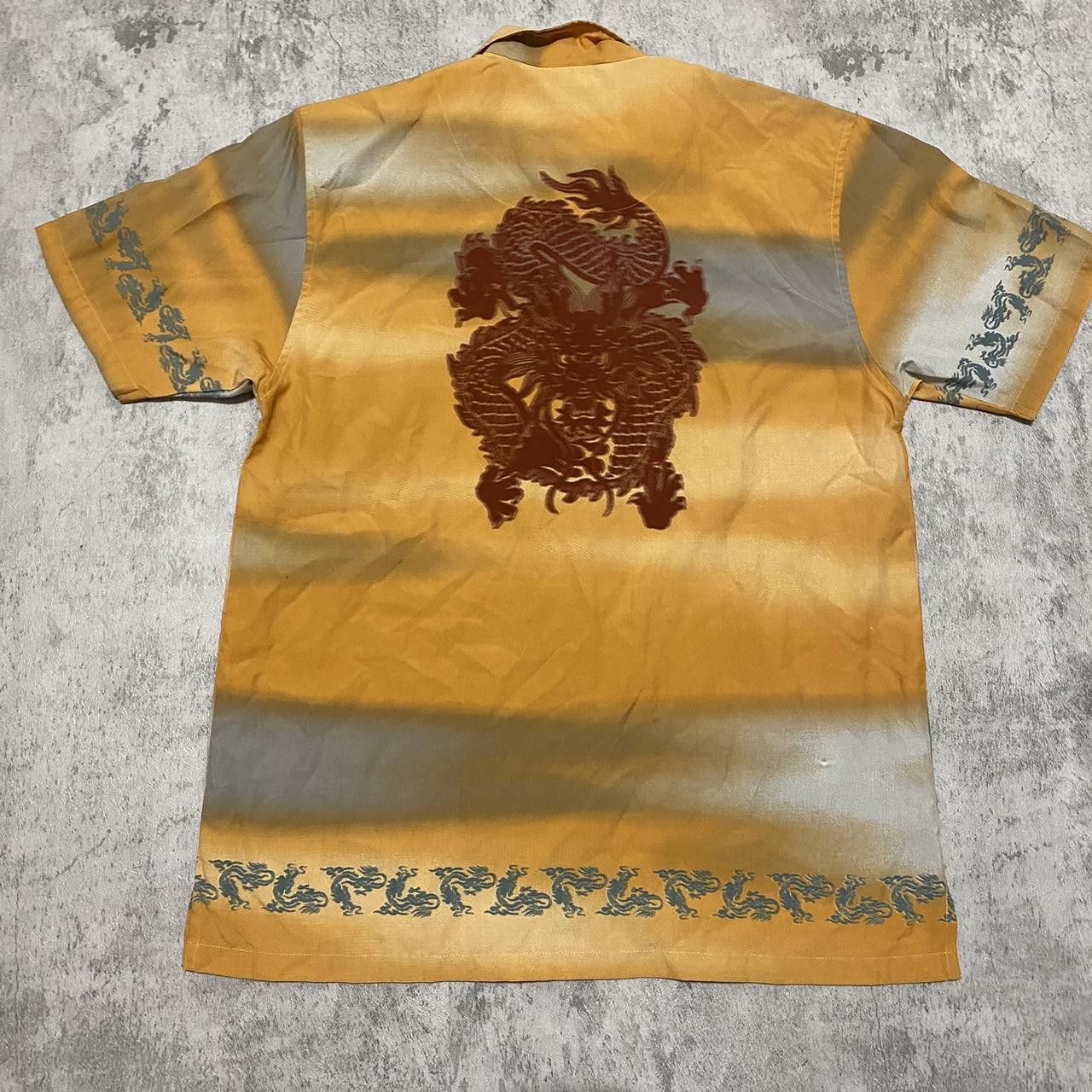 Other Orange Grey Dragon Japan Vintage y2k Boxy rap hip hop Boxy Size US L / EU 52-54 / 3 - 2 Thumbnail