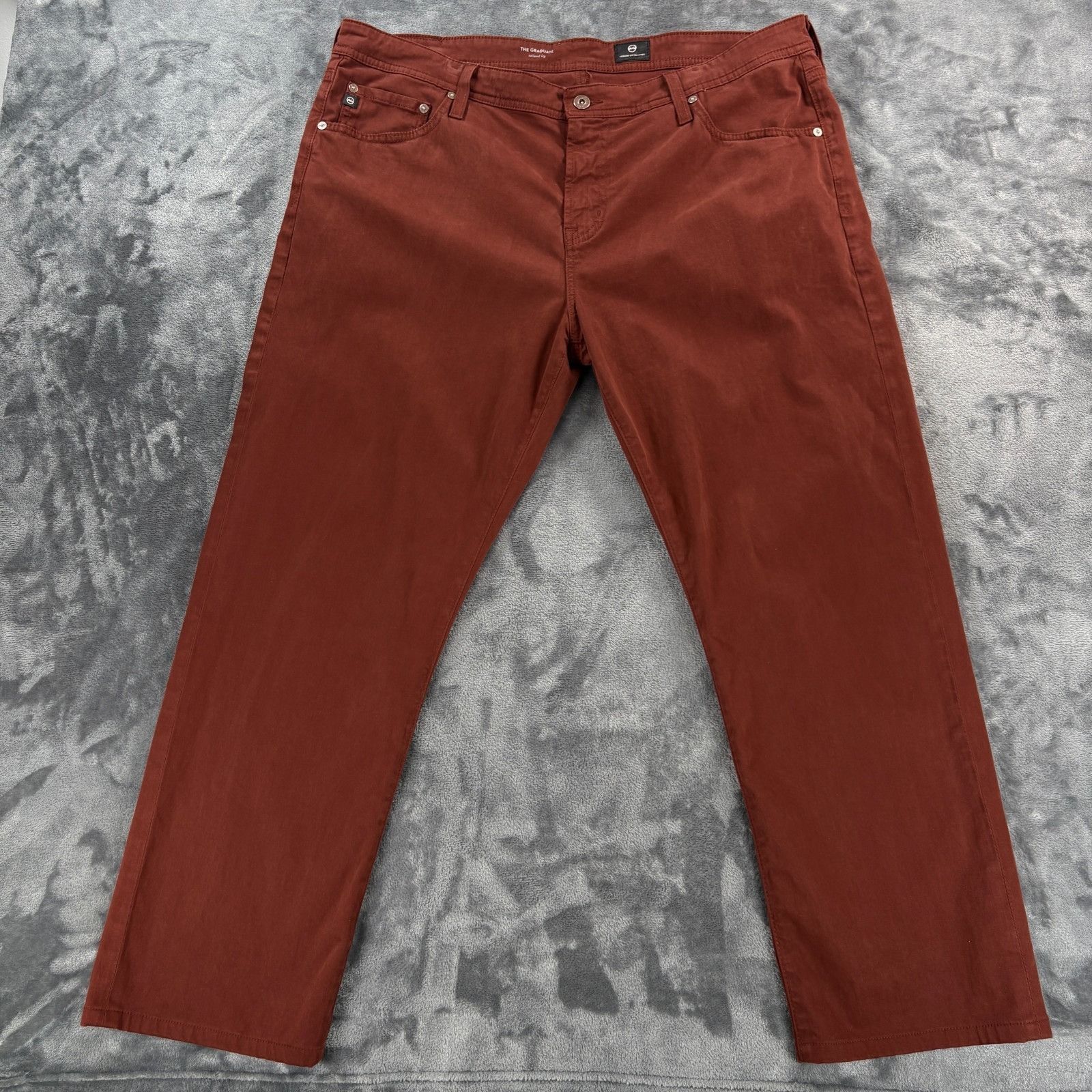 AG Adriano Goldschmied AG Adriano Goldschmied The Graduate 40x28 Rust Brown Tailore Size US 40 / EU 56 - 2 Thumbnail