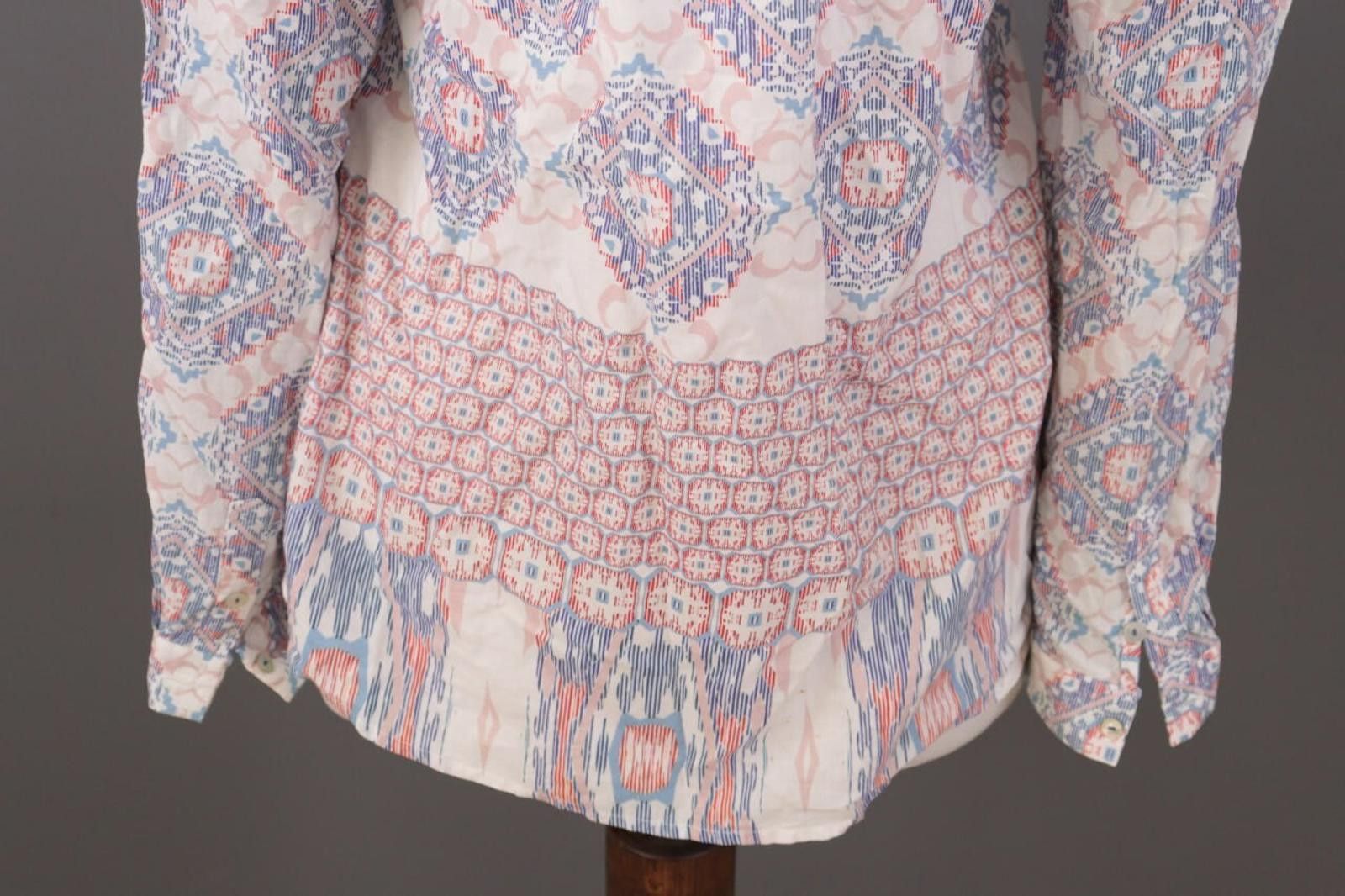 Designer Emily Van Den Bergh Multicolor Printed Blouse Shirt Size 40 Size M / US 6-8 / IT 42-44 - 12 Thumbnail